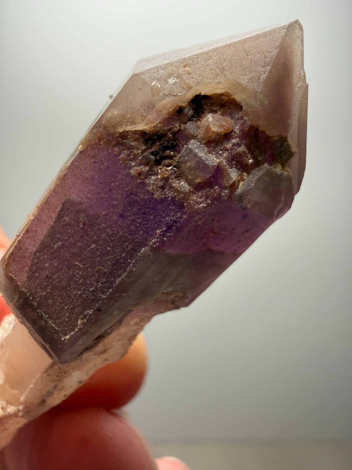 OLD STOCK! Rare Amethyst Scepter with amazing color! Orange River, South Africa!