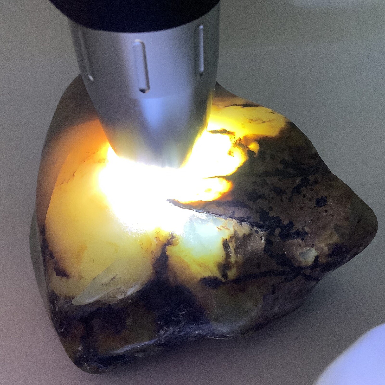 Siberian Jade Cobble Green Brown Nephrite Jade Stone Vitim River Siberia 514g