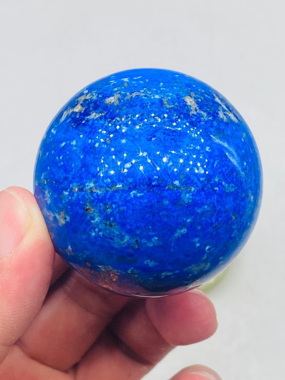 Lapis Lazuli Sphere Royal Blue Healing Crystal Premium Quality Gemstone