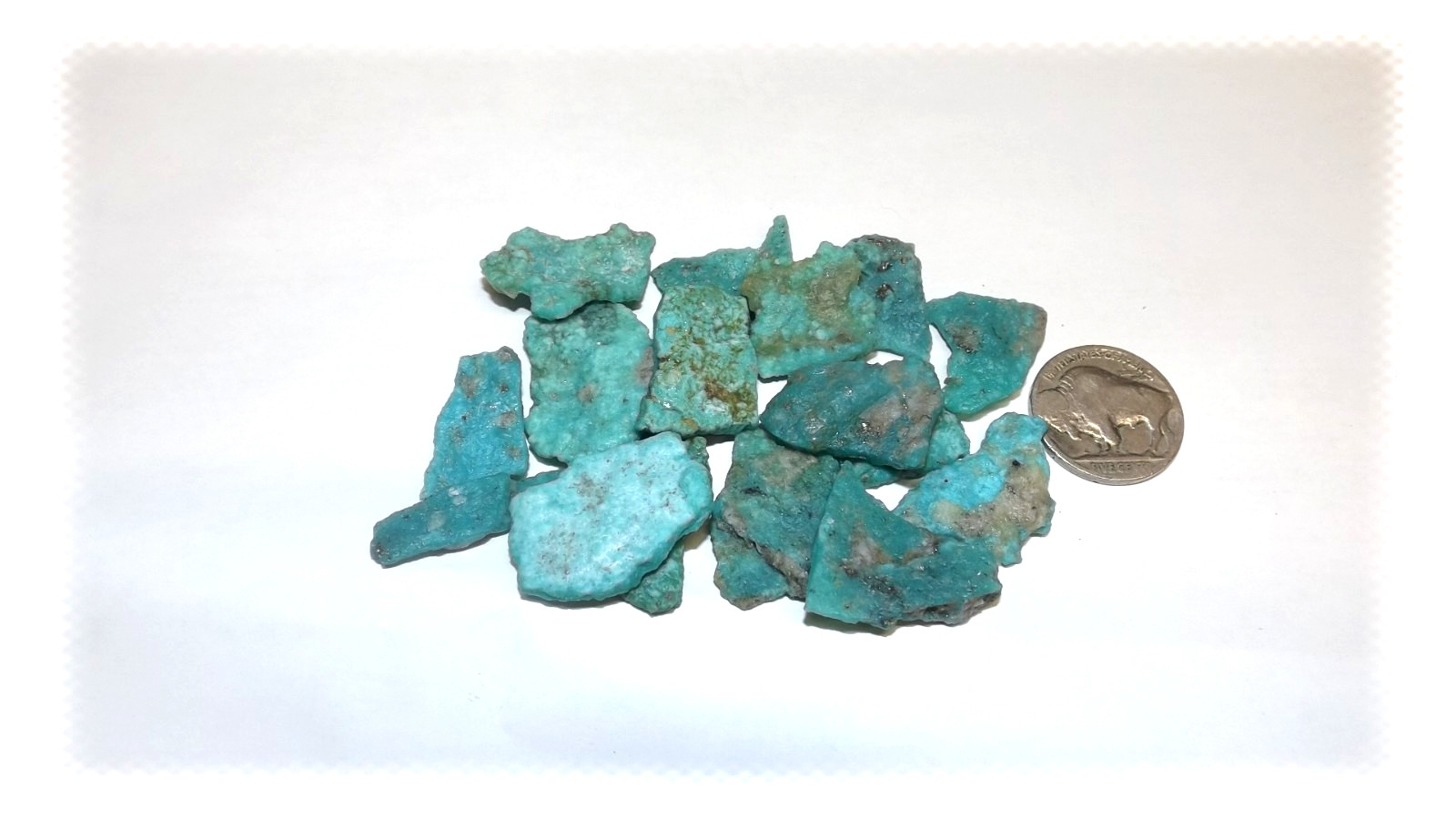 1oz Lots Authentic Campitos Turquoise Stones 100% Natural Rough