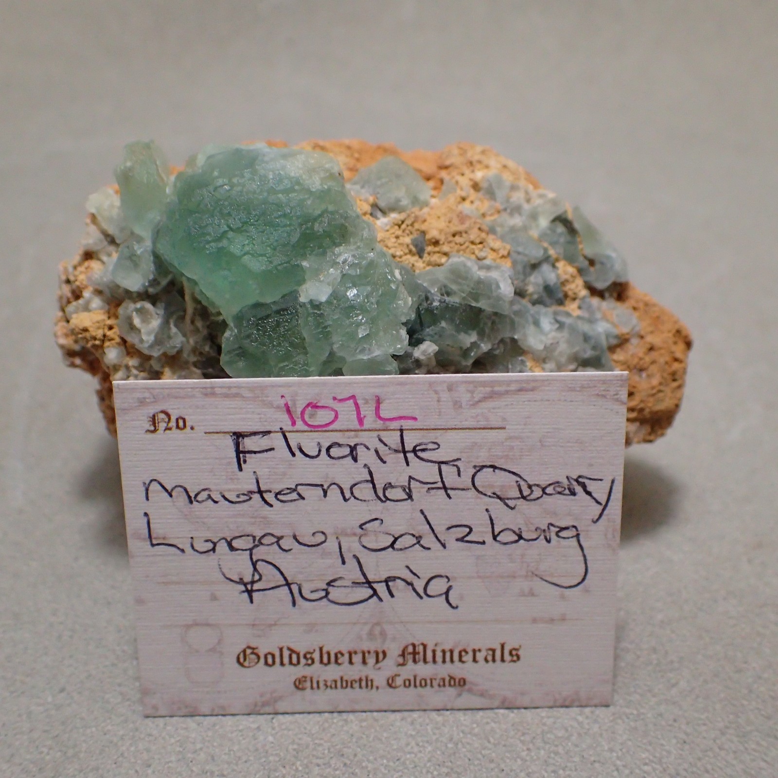 Fluorite, Mauterndorf Quarry, Lungau, Salzburg, Austria