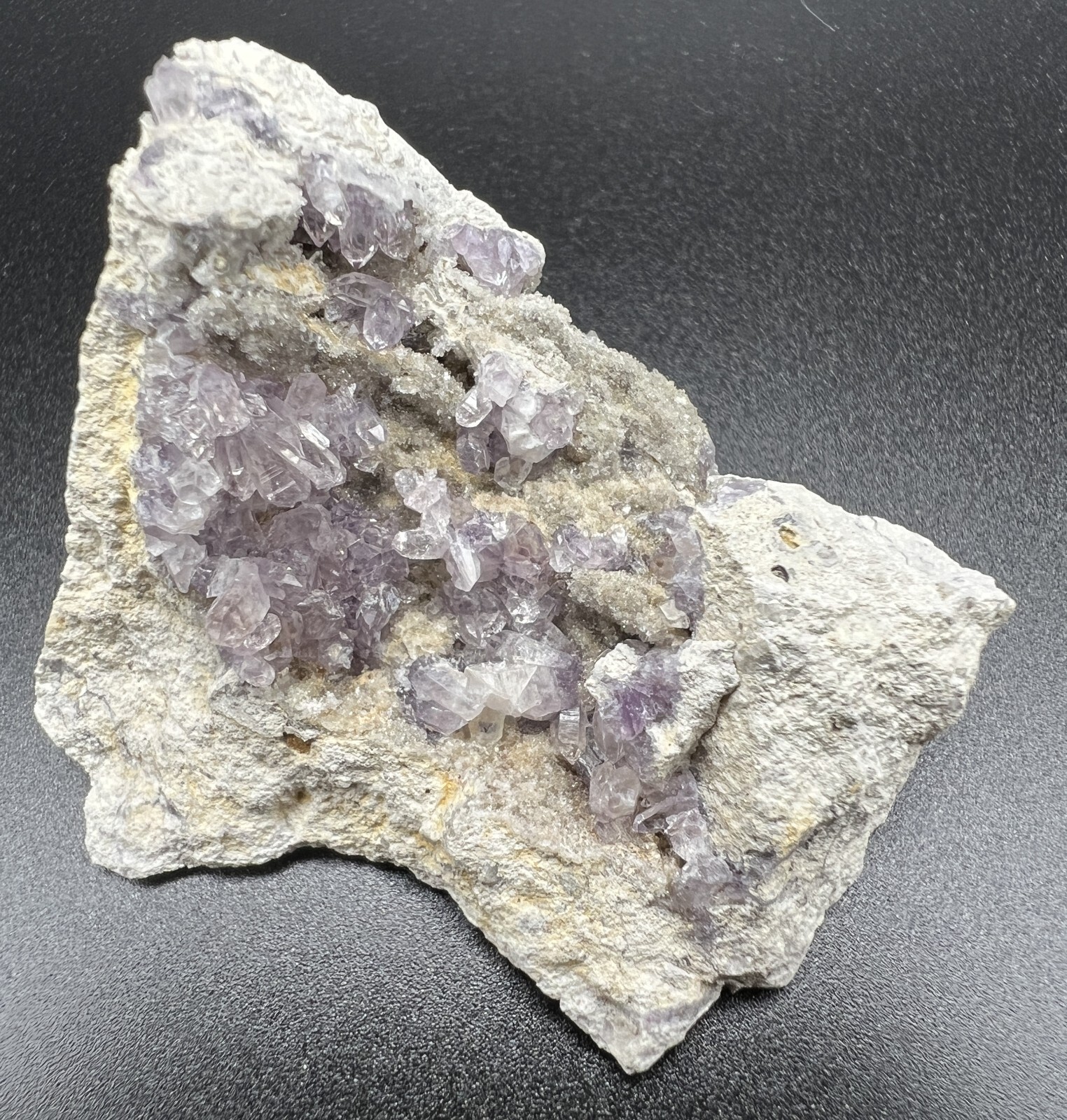 Lovely Amethyst Crystals with Quartz, Shamrock Mine, Churchill Co., Nevada