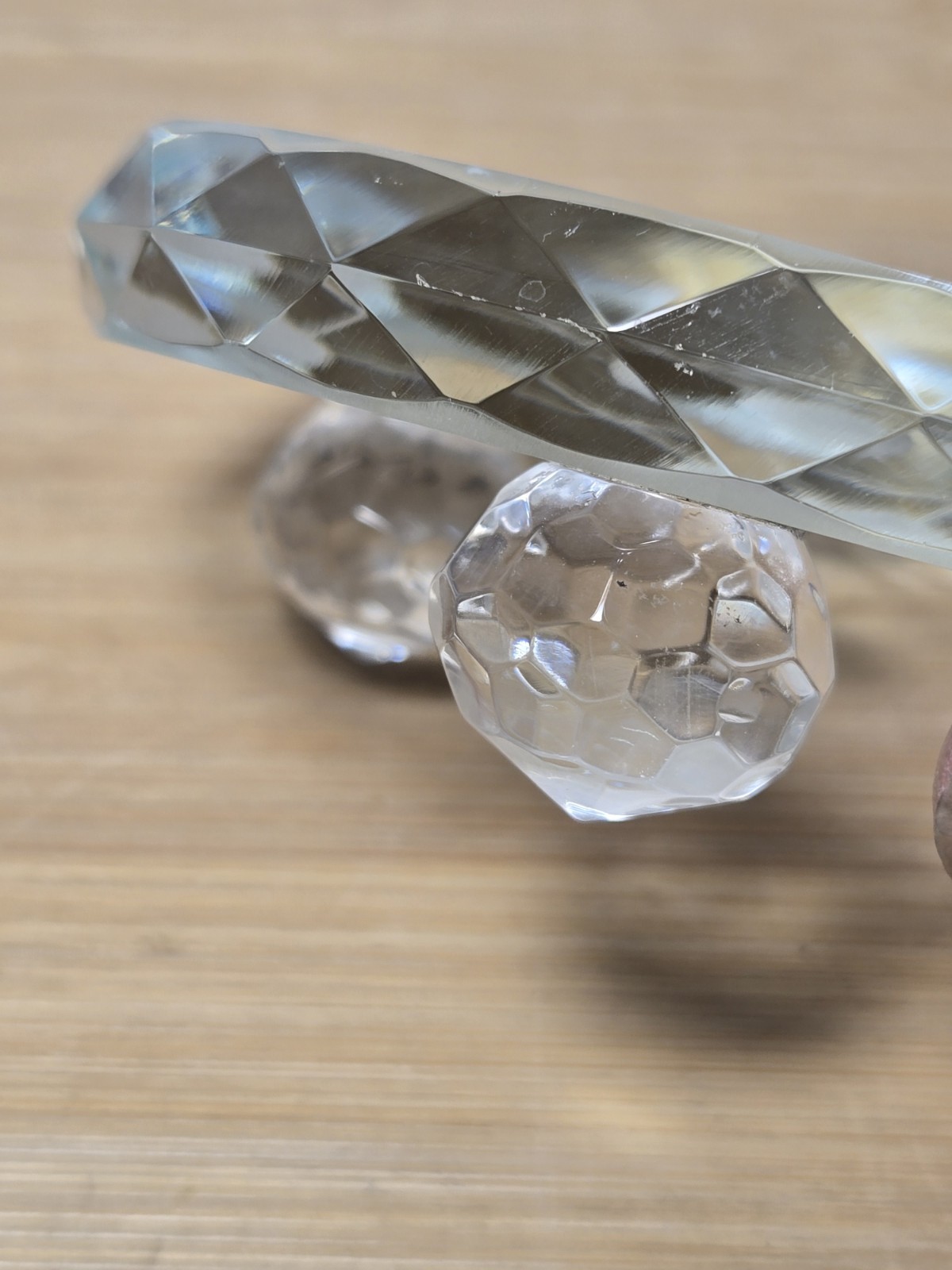 Crystal Stand for Sphere Chakra Stones Set Charging Plate Only NO Stones