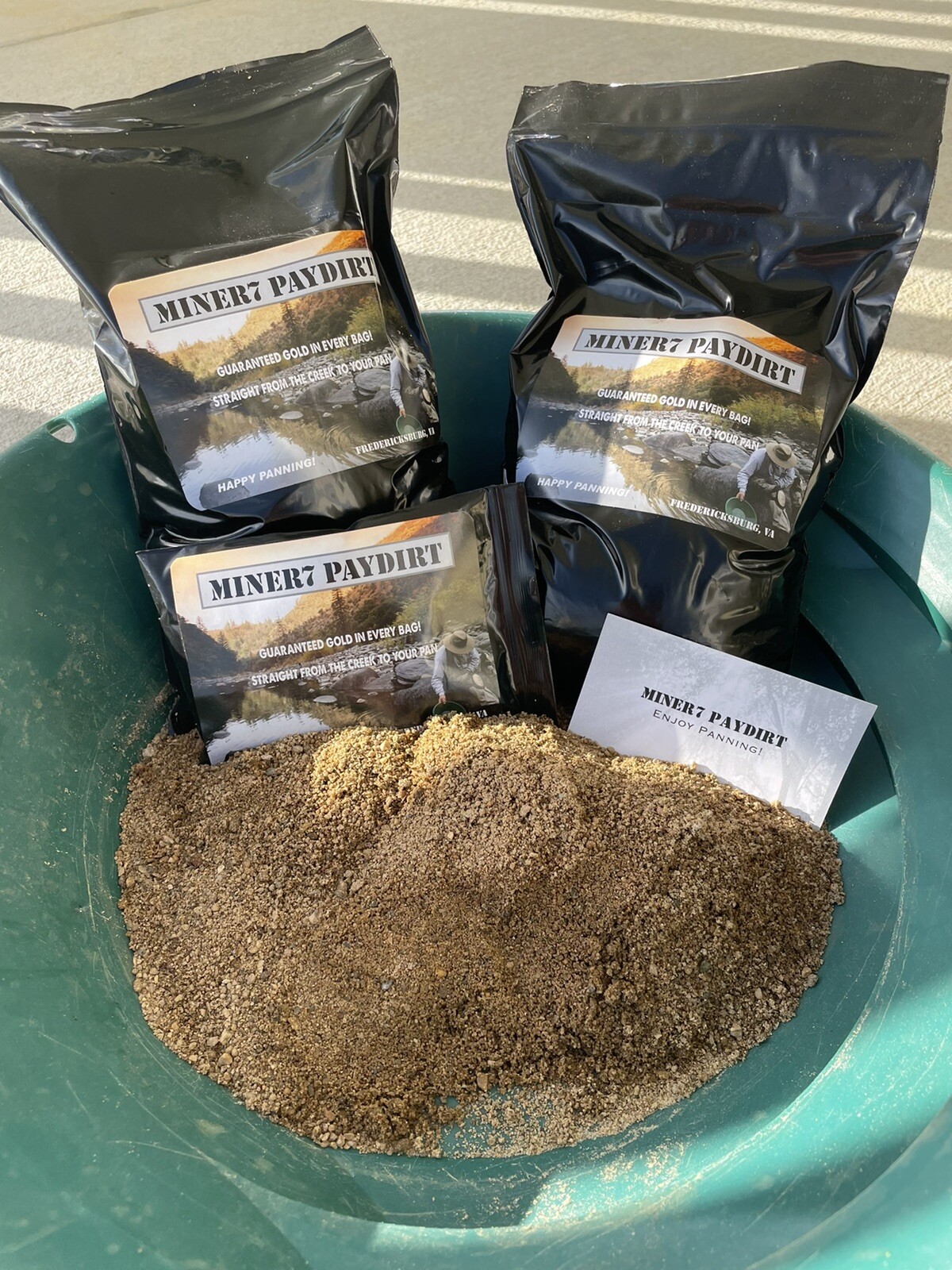 1 Pound Of VA GOLD Paydirt Unsearched Gold Guaranteed Gold Concentrate