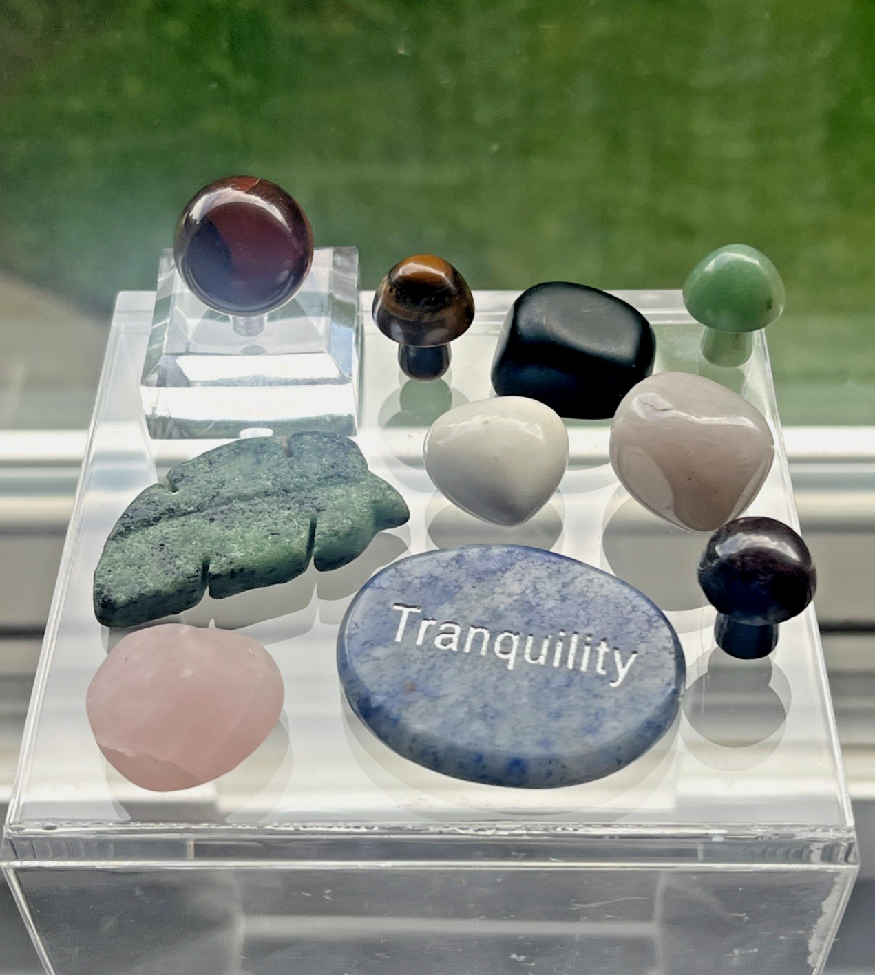 Tumbled and Carving Crystal Lot of 10 Unique Crystals!