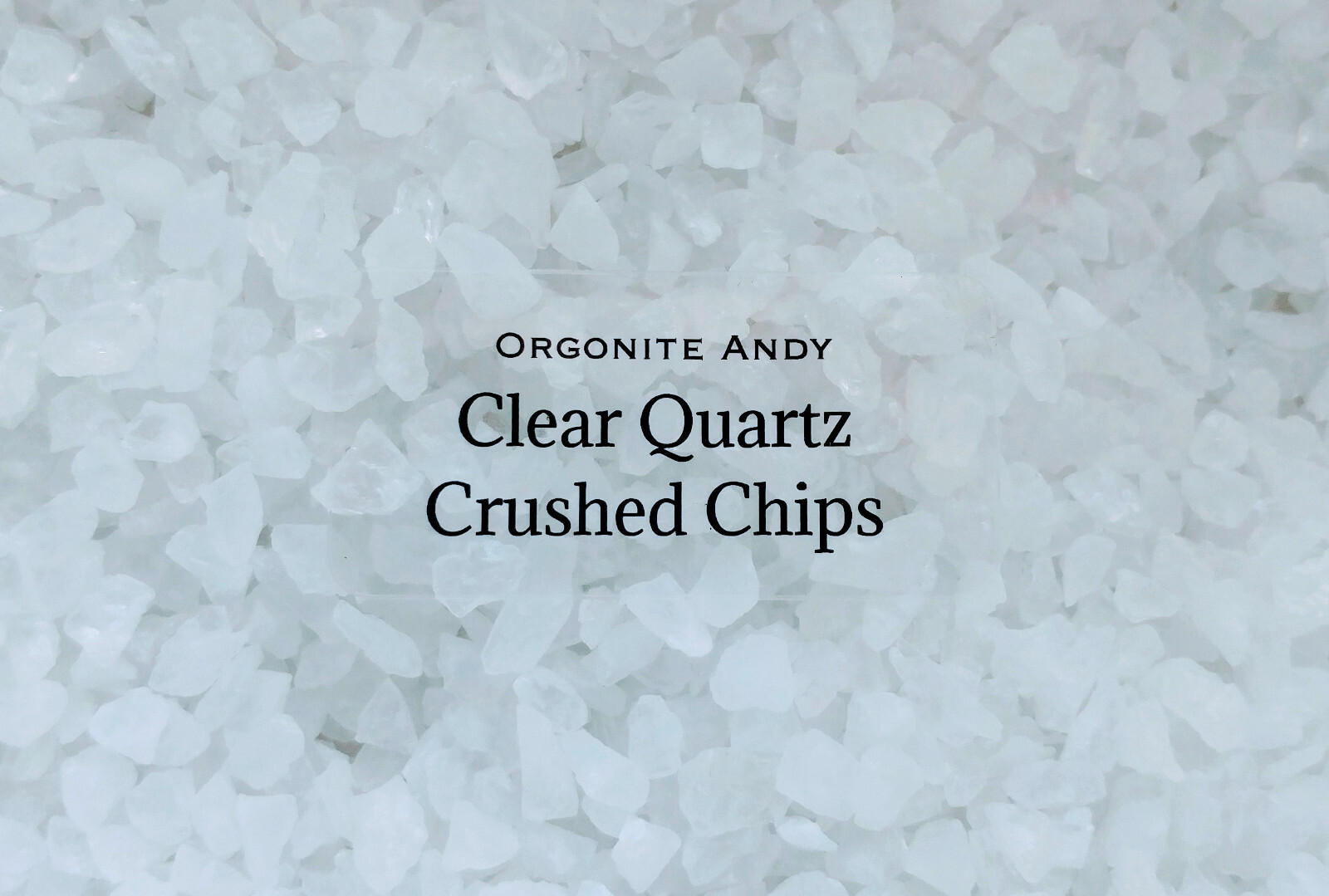 Crushed Clear Quartz Chips – Large Granules – 100% Natural Crystal Rock 3-7mm