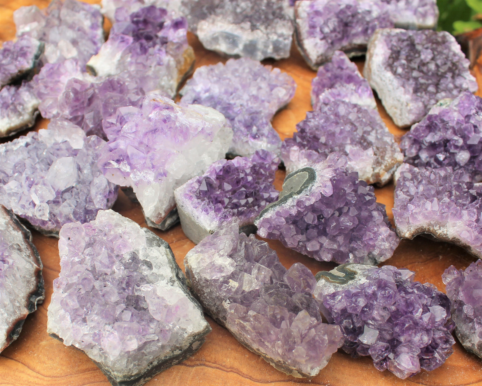 Wholesale Bulk Lot: 5 lb Amethyst Cluster Crystal Geode Small Specimens