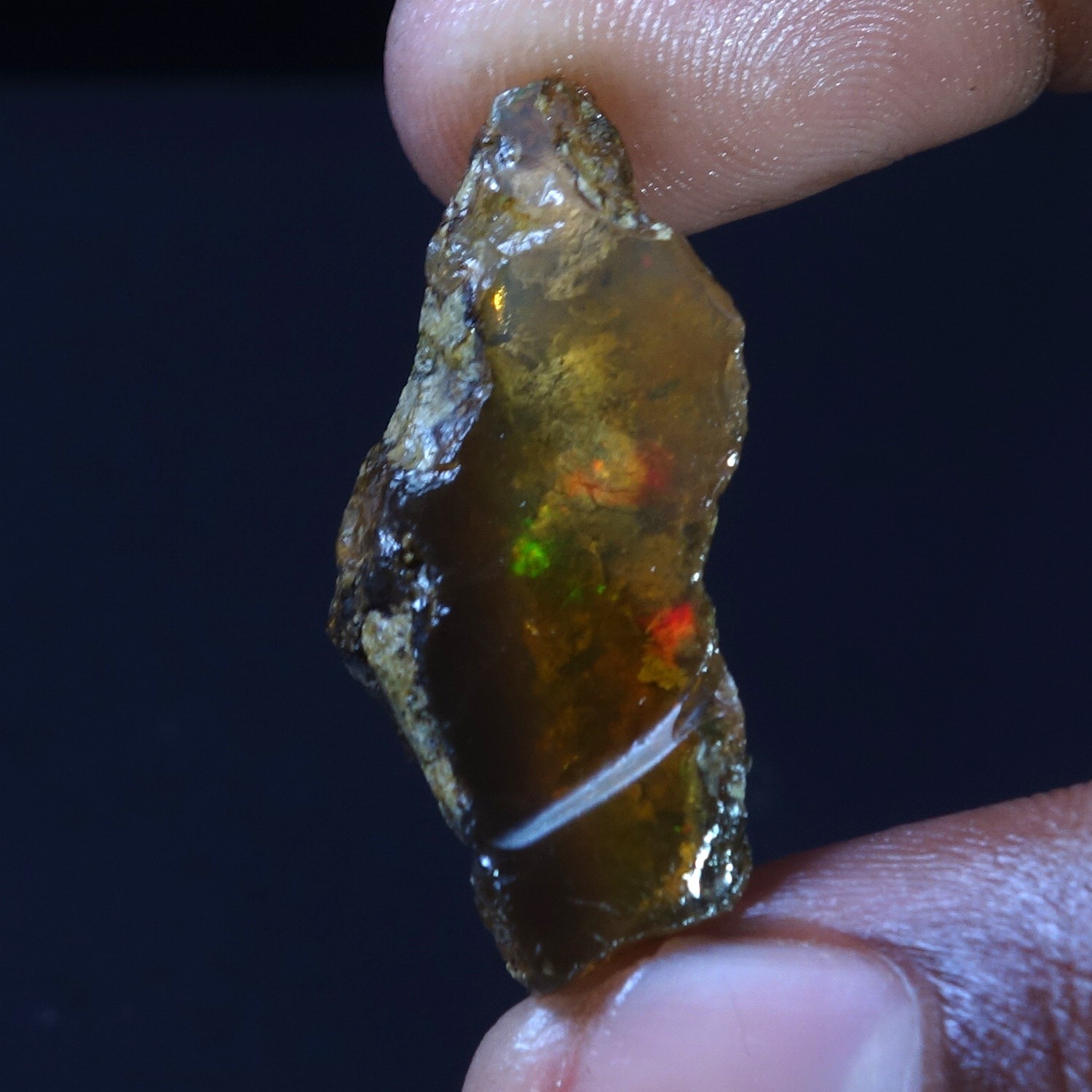 16.00 Cts 100% Natural Welo Fire Ethiopian Oil Opal Rough Cab Gems Ring Nacklace