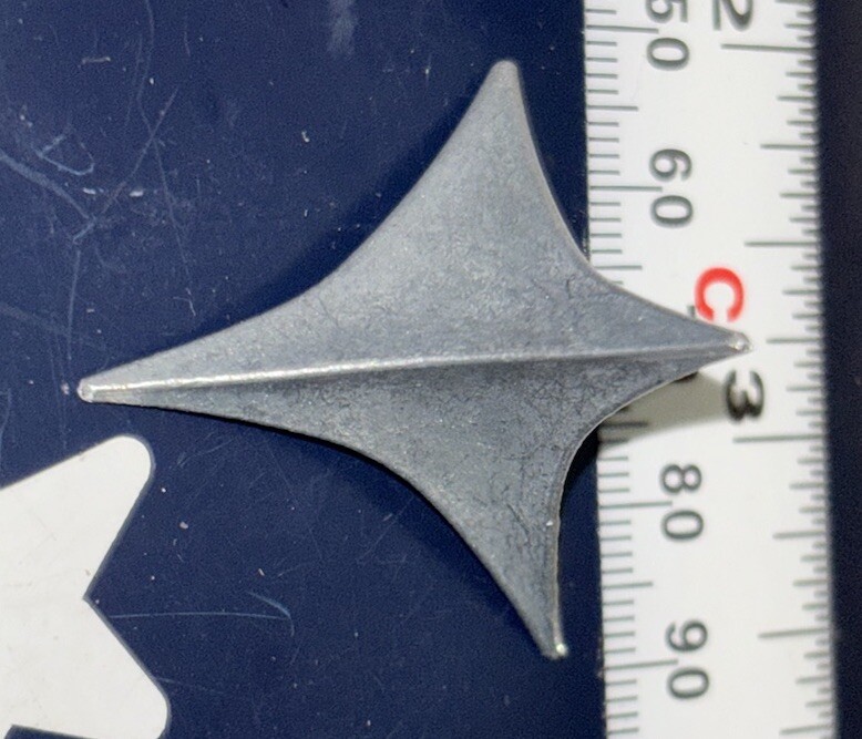 The Terrance Tetrahedron 1-1/2” Aluminum READ DESCRIPTION