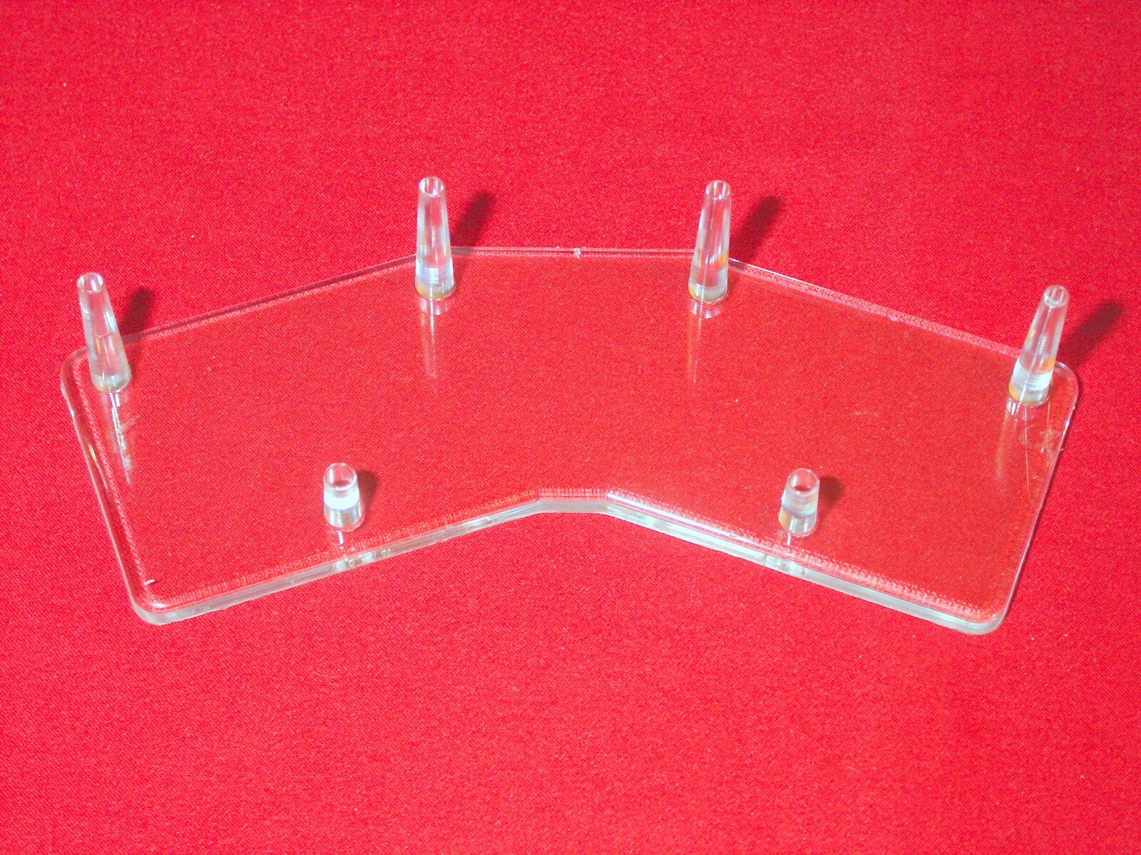 36 Paired 4-1/2″ Six (6) Peg Display Stand For Split Geode Pairs, Rocks Fossils