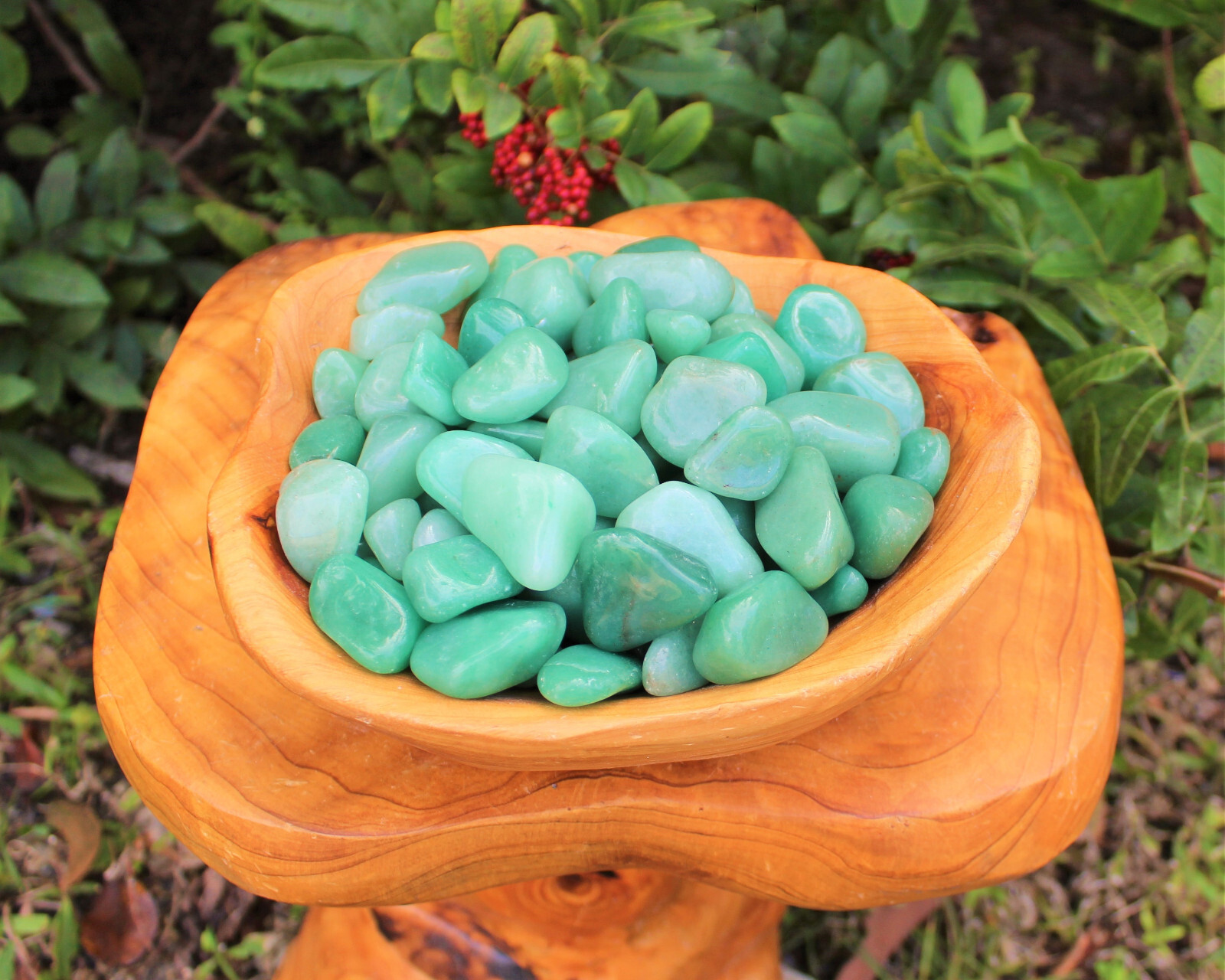 Crystal Healing CHAKRA KIT Balancing Set 7 Tumble Stones & Carry Pouch (Set #2)