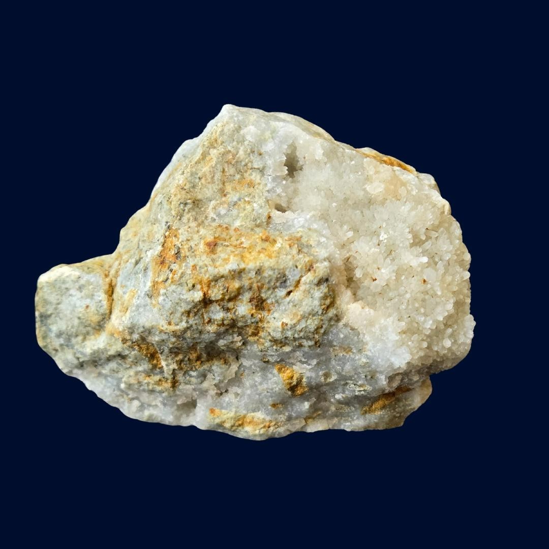 Virginia City Silver Ore 61g Druzy Quartz & Metallic Comstock Mine Specimen