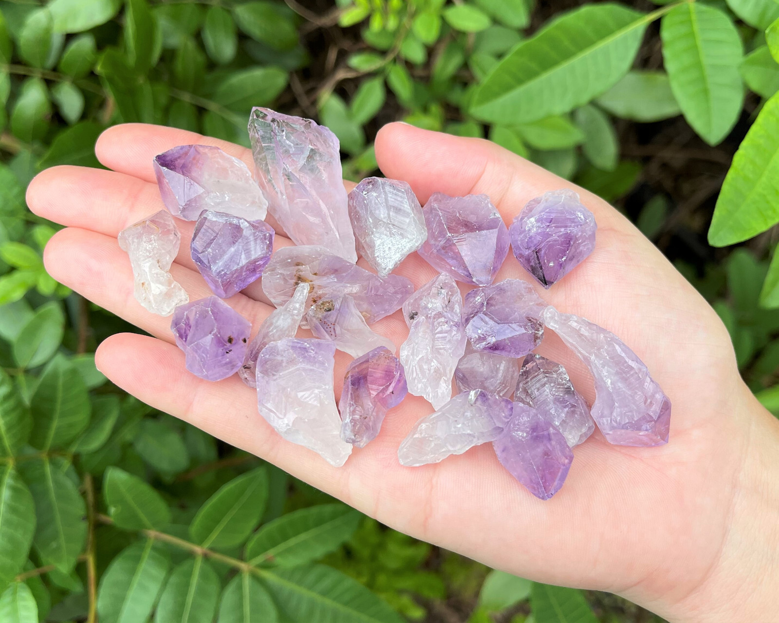 1/4 lb Bulk Lot Purple Amethyst Crystal Quartz Points & Pieces (4 oz)