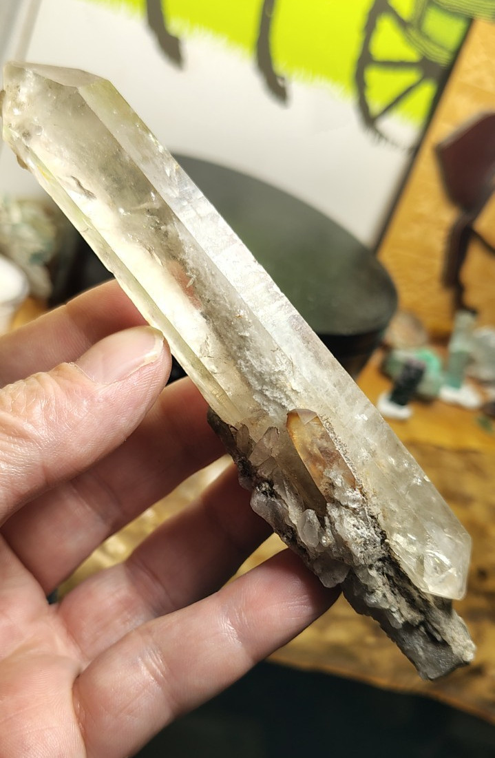 LEMURIAN DOUBLE TERMINATED SCEPTER SMOKEY QUARTZ MINAS GERAIS BRAZIL