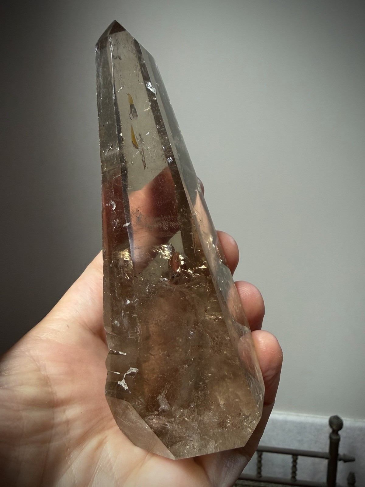 Natural Smoky Quartz Crystal Lemurian Quartz Crystal Brazil Quartz