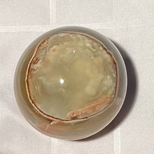 Polished Banded Stone Sphere Ball Mineral Crystal Display Specimen