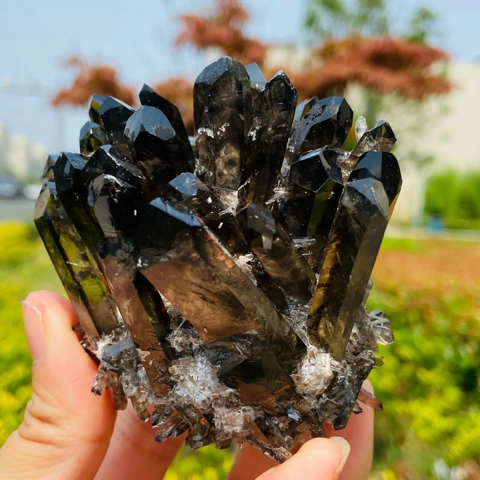 300g+ Natural Smoky Quartz Cluster – Stunning Earthy Crystal Specimen