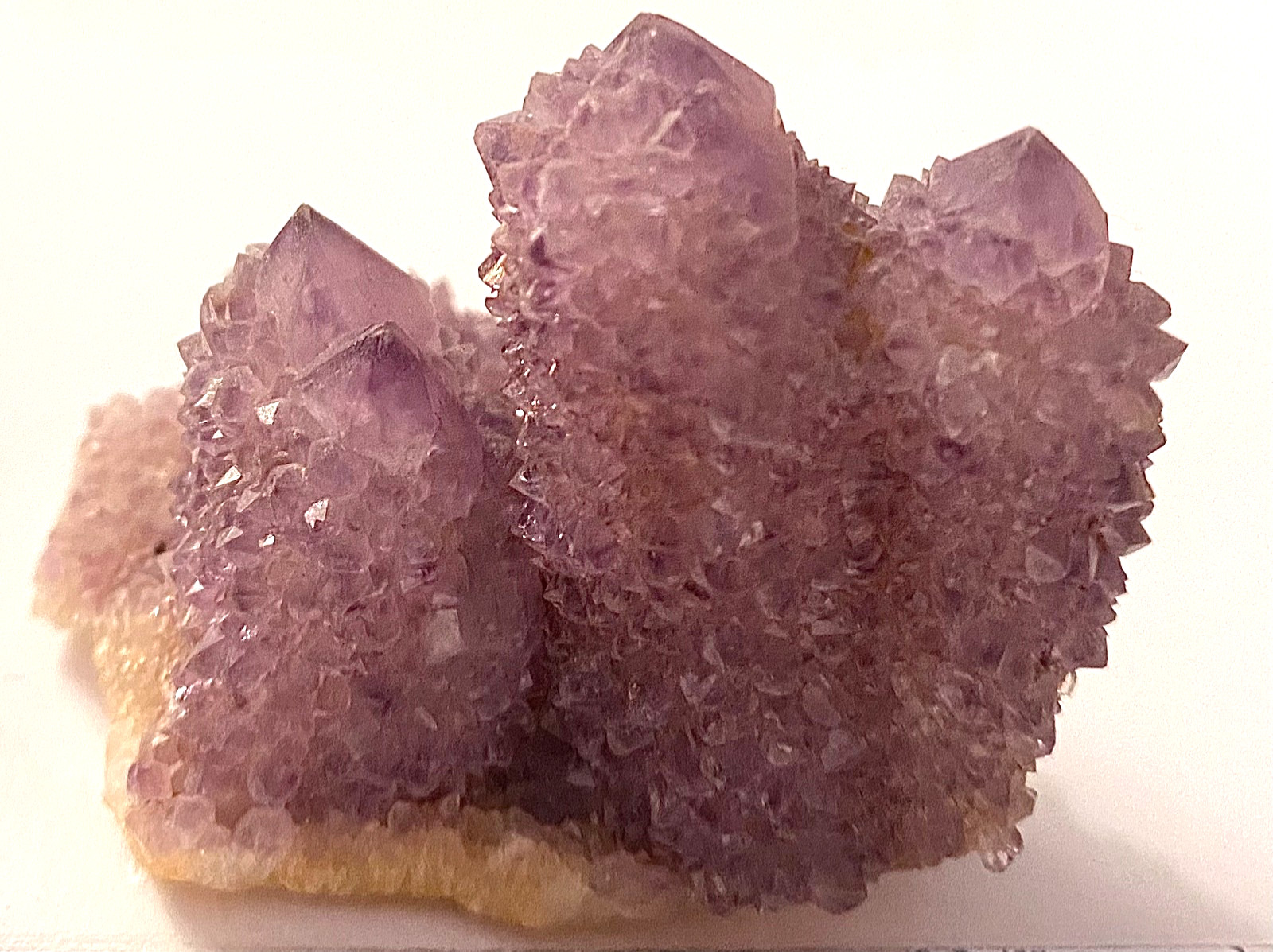 Spirit Quartz Fairy Cactus Quartz Amethyst Cluster South Africa 3.49 oz