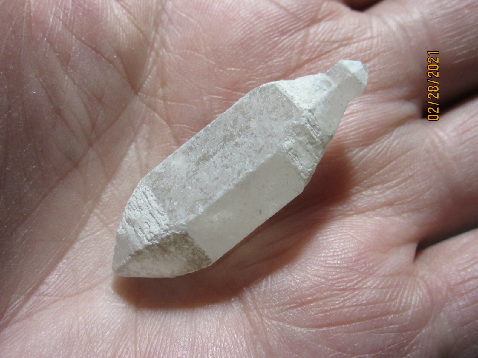 Tibetan SCEPTER Quartz DBL Term 1 11/16″ Natural Rough Healing 10.6g SQT-2