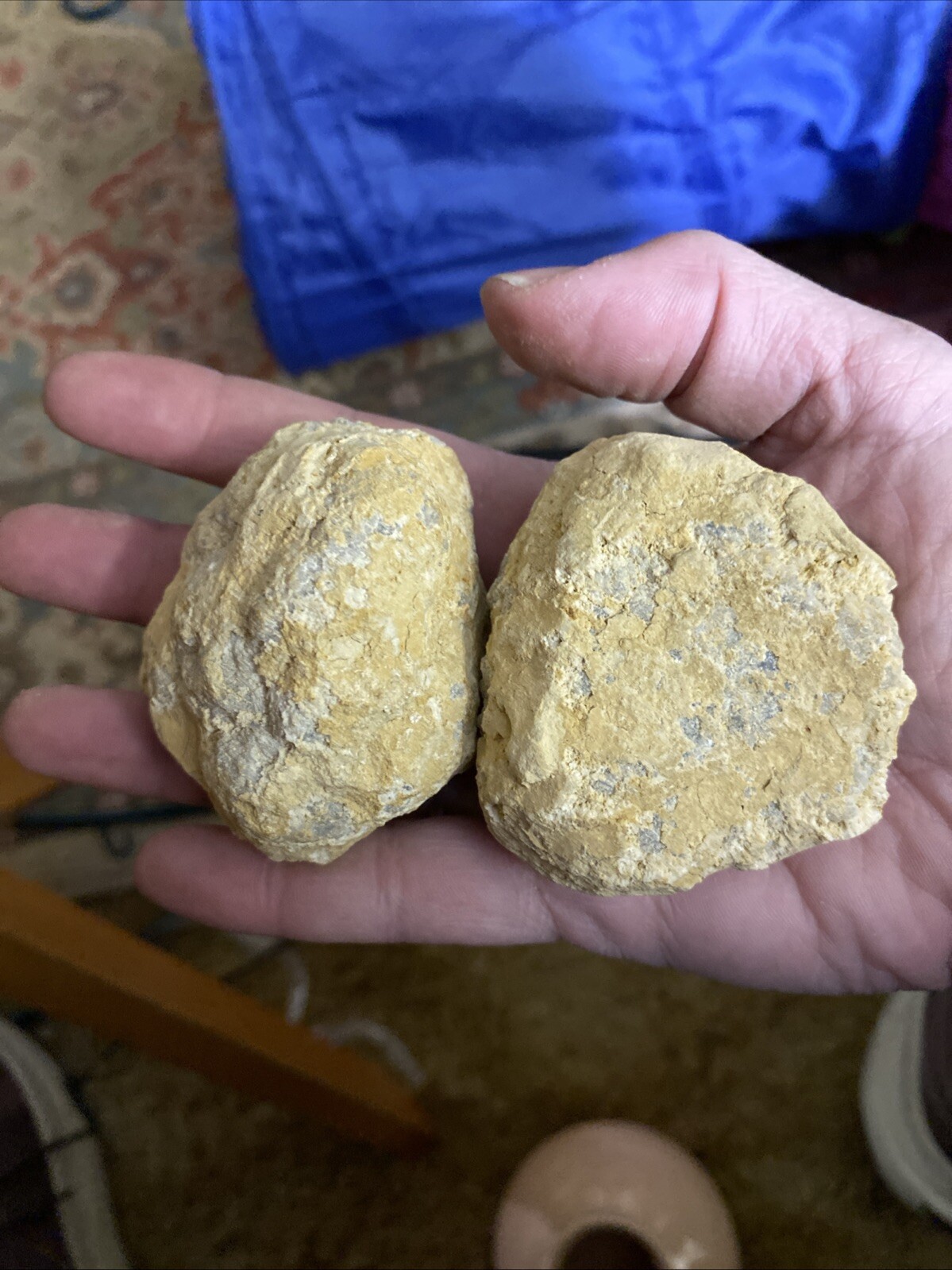 Two Unopened Natural Geode 2″ Break Your Own 280g Howe Caverns NY