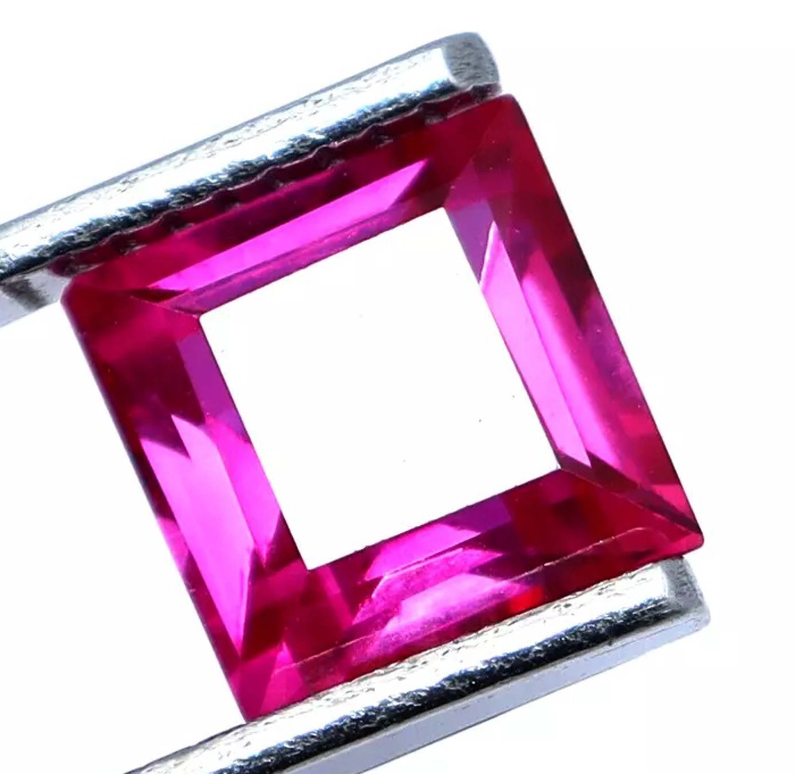 Authentic 16.00 Ct Natural Pink Ruby Princess Loose Gemstone IGL Certified 5DOX