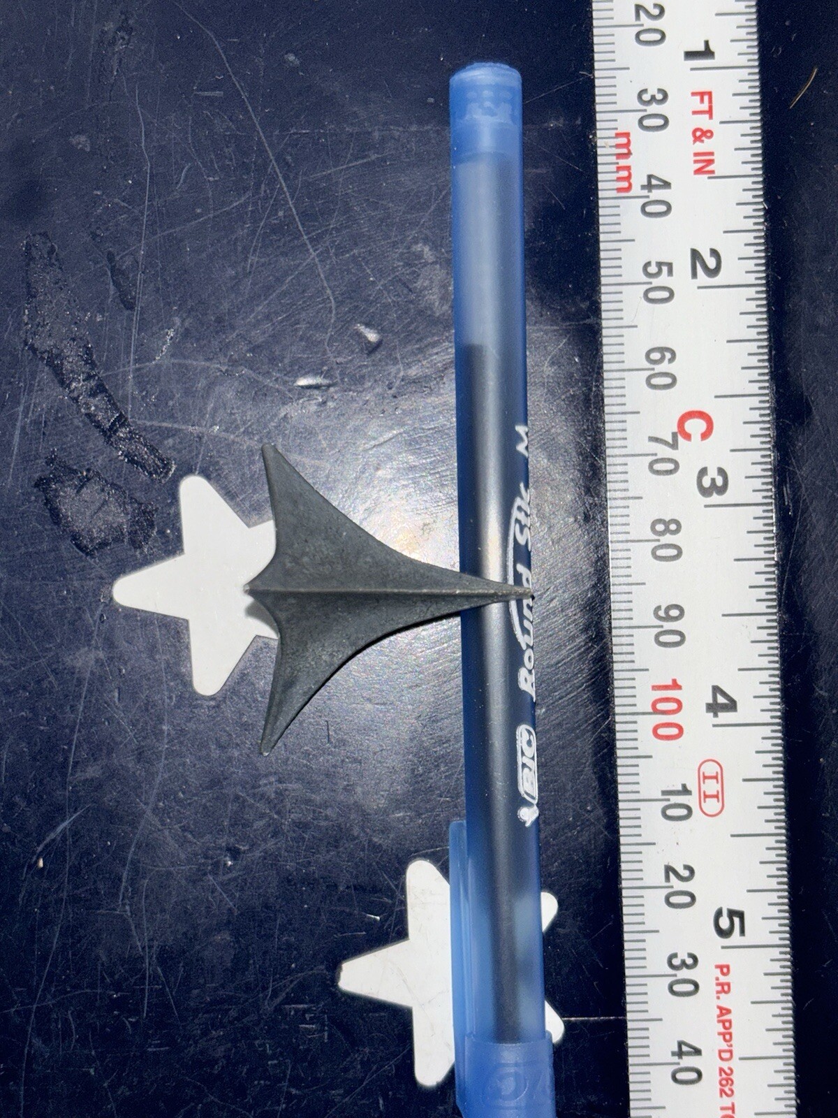 The Terrance Tetrahedron 1-1/2” Aluminum READ DESCRIPTION
