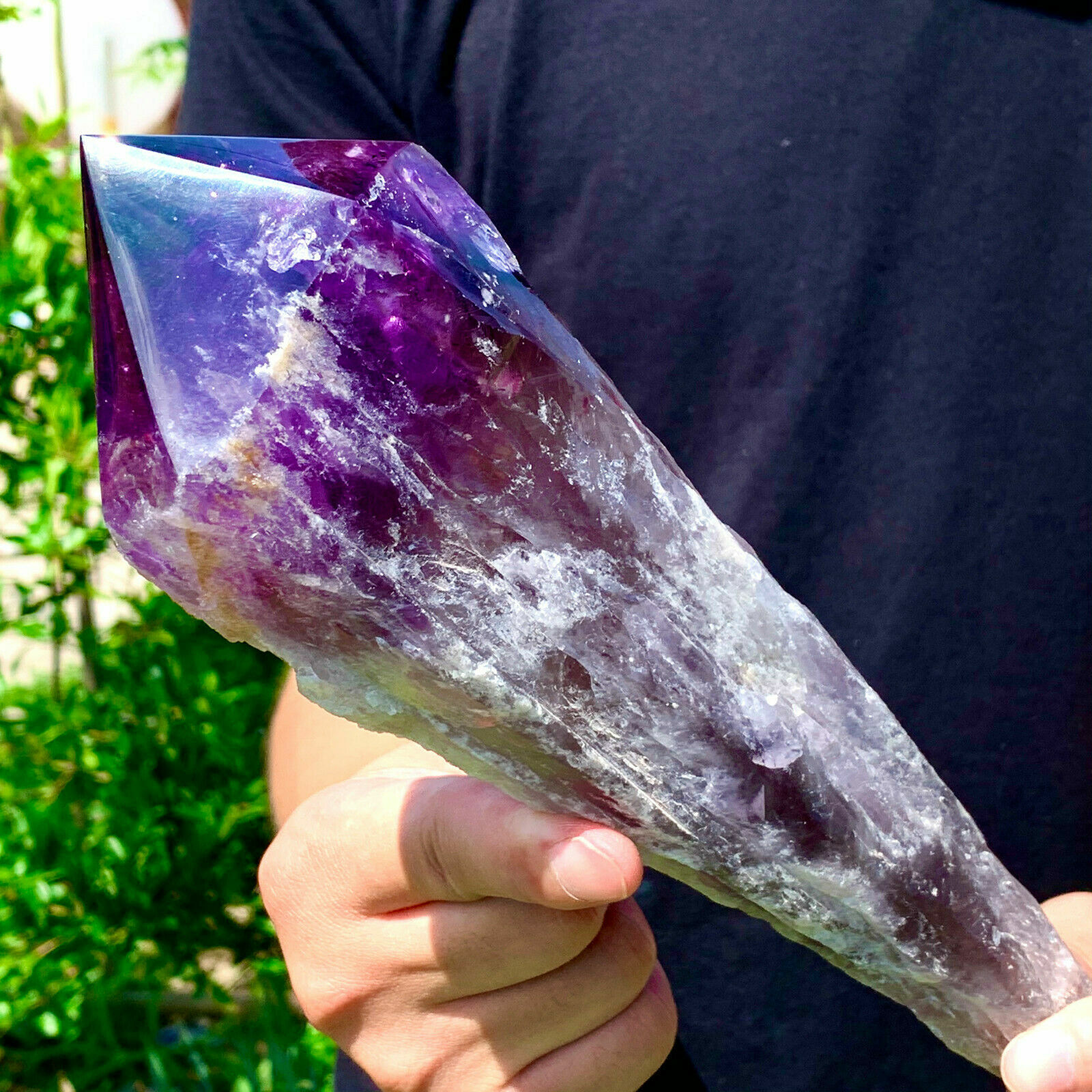 Random large Natural Amethyst Scepter Healing Specimen