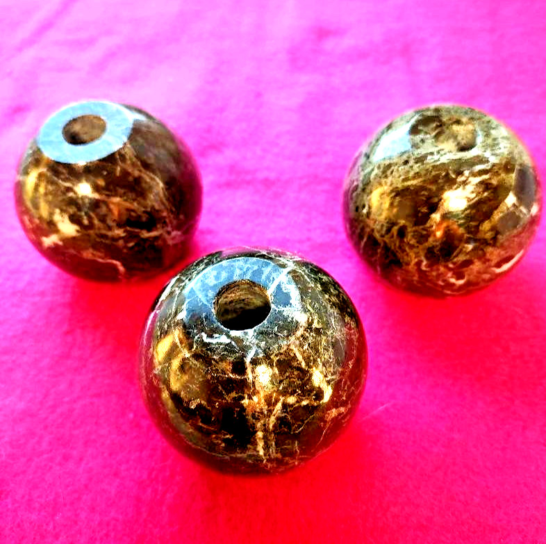 2 1/2″ X 2 1/2 ” ball, Lamp Part, Dark Green Marble ball from Pakistan
