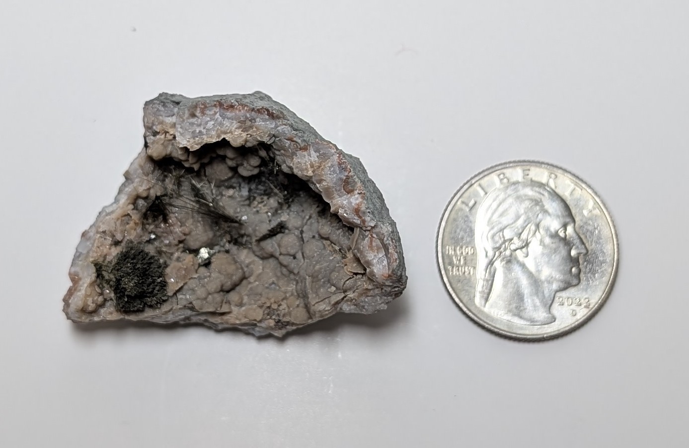 Millerite Geode from Hall’s Gap, Kentucky