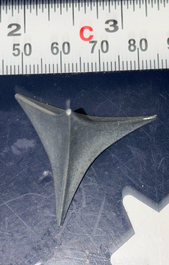 The Terrance Tetrahedron 1-1/2” Aluminum READ DESCRIPTION