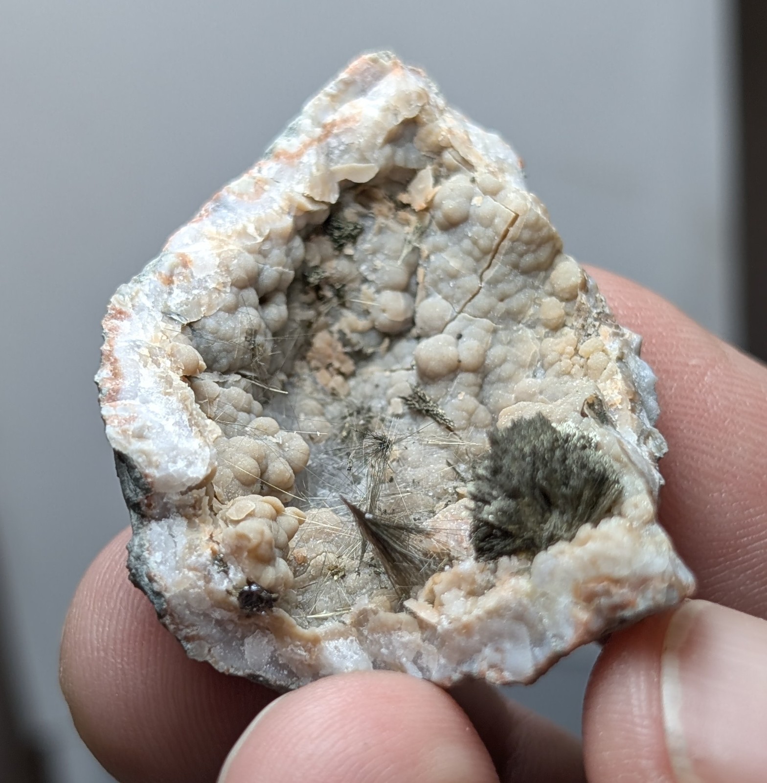 Millerite Geode from Hall’s Gap, Kentucky