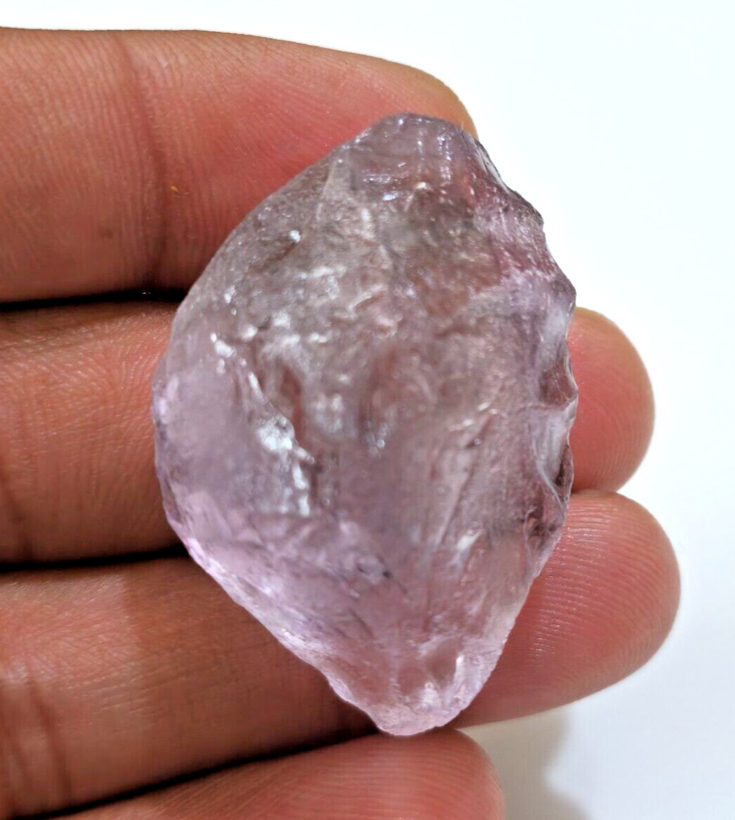 Magnificent Raw 115 Crt Pink Amethyst Unique Loose Gemstone For Making Jewelry