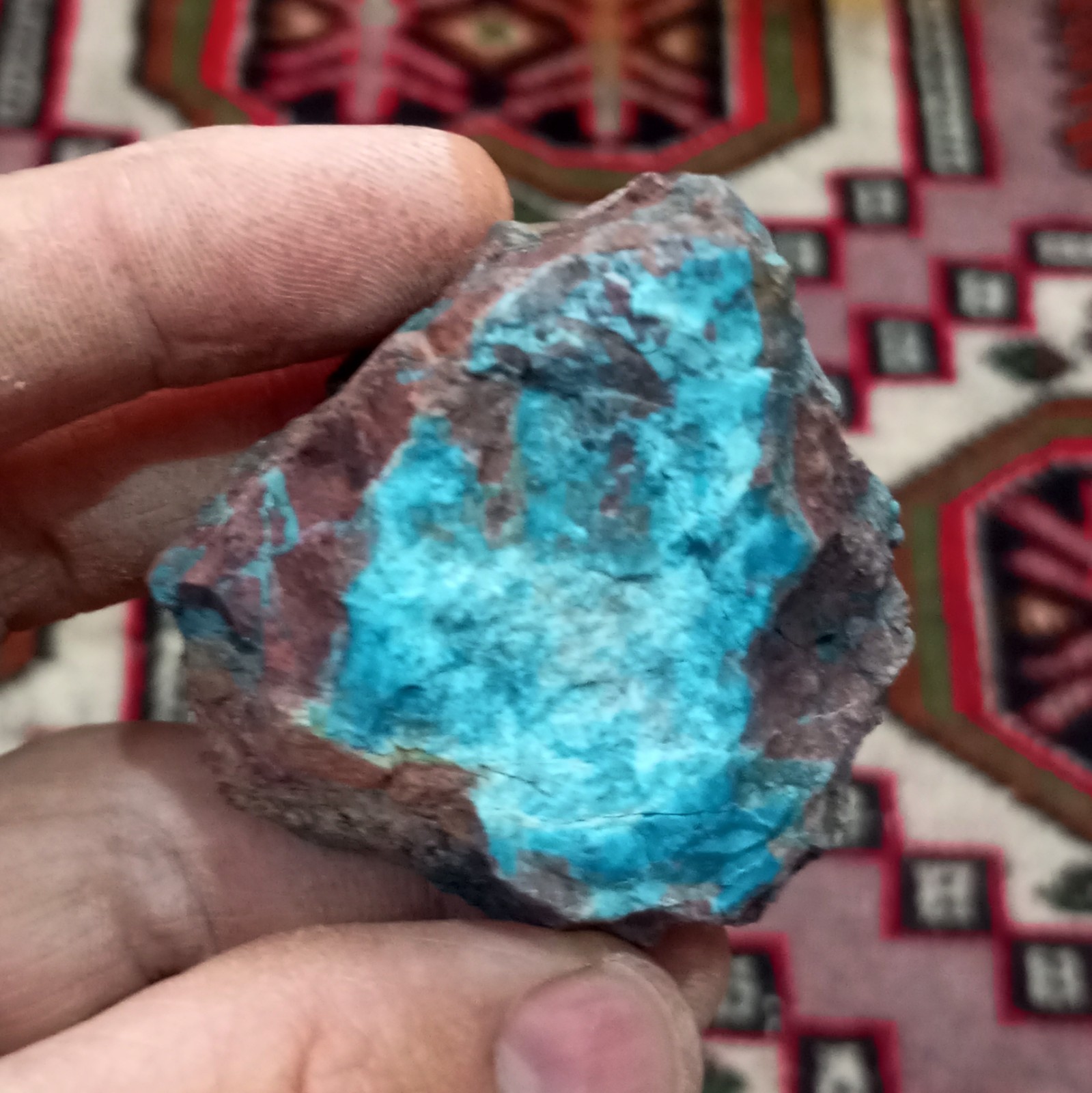 Gorgeous Colors Blue Laterite Cobalt Ore