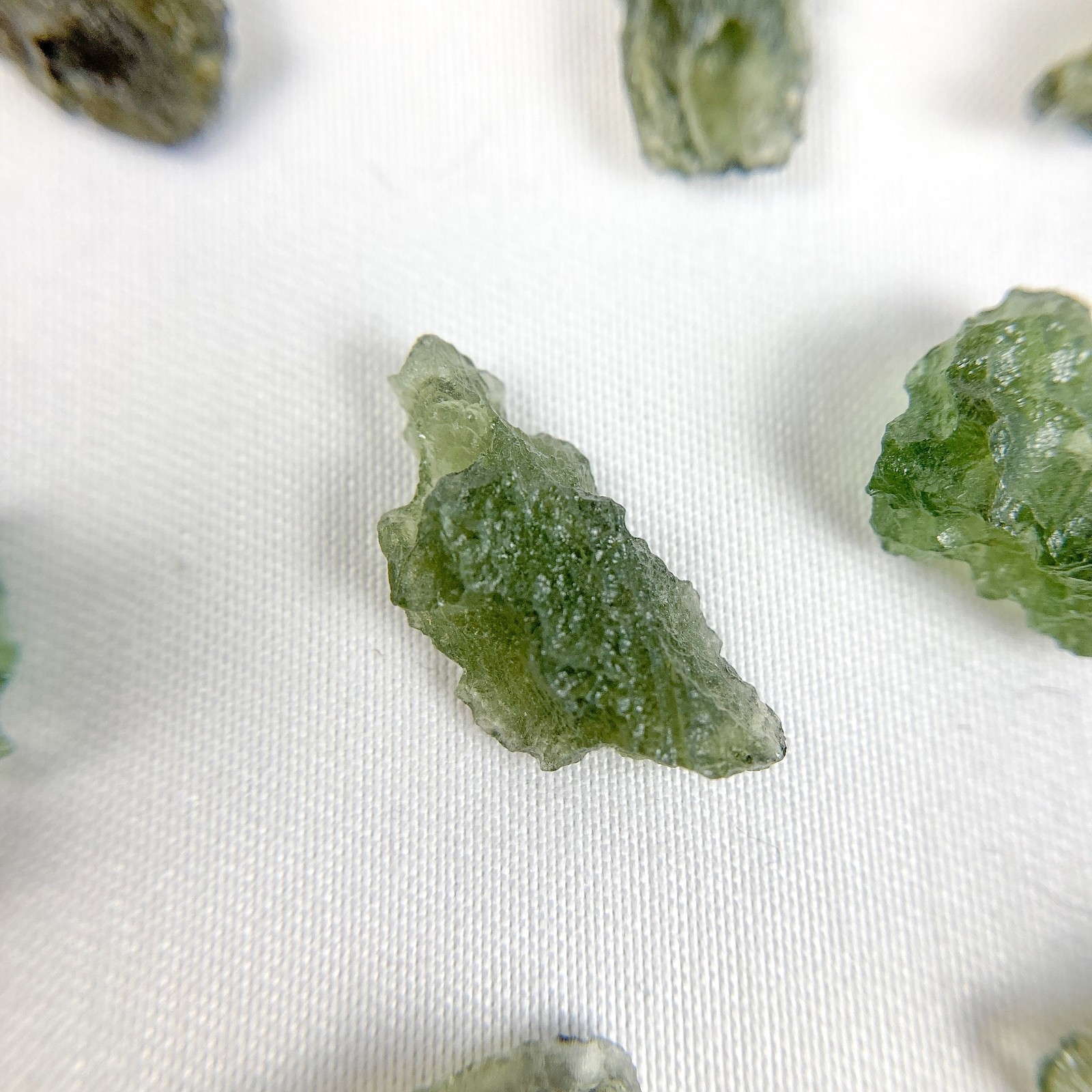 Raw Moldavite / Rough Natural Green Czech Republic Tektite / Spiritual Awakening