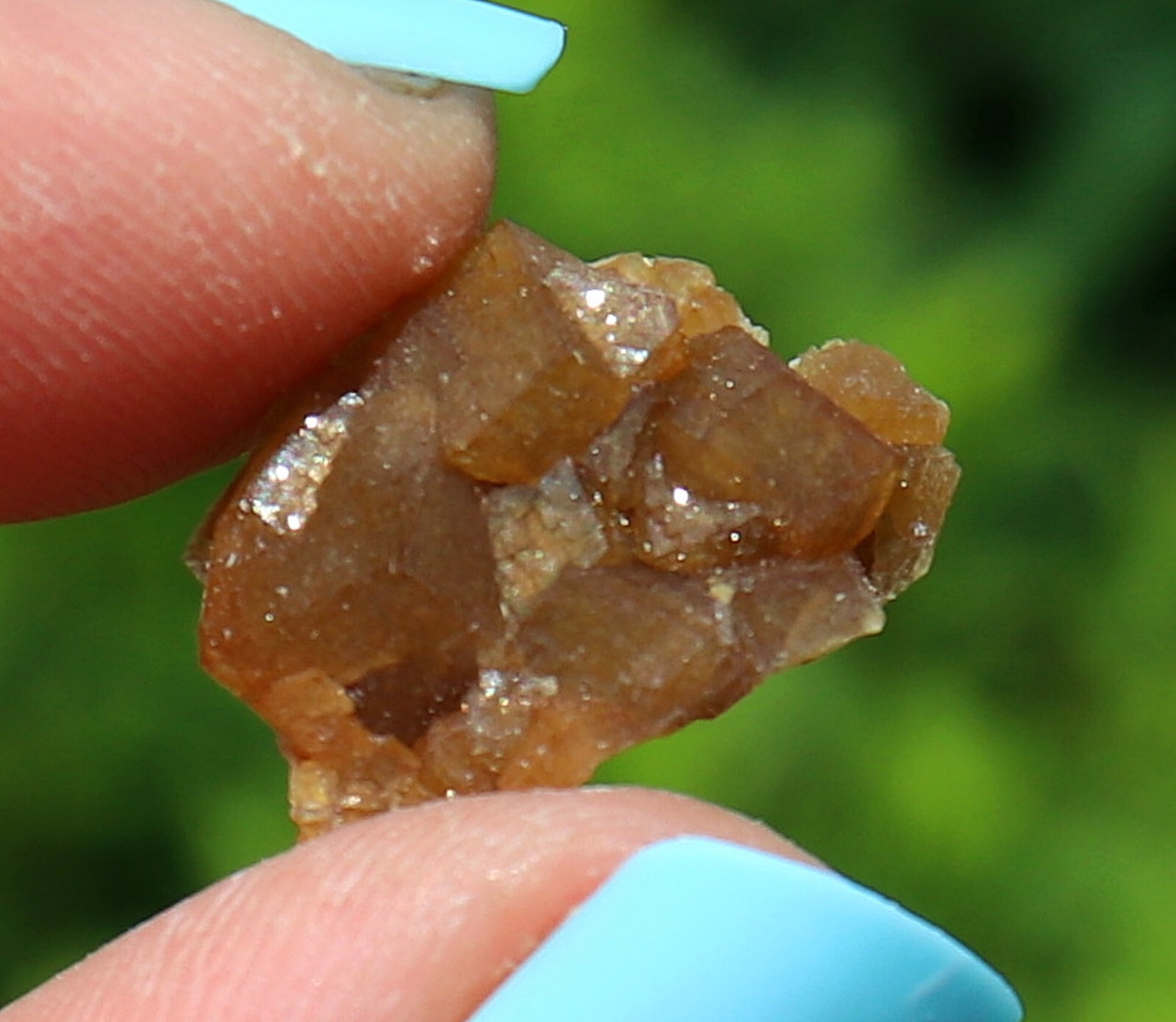 Andradite Garnet Gemmy Golden Brown From Dal’negorsk Russia 1.8 Cm’s
