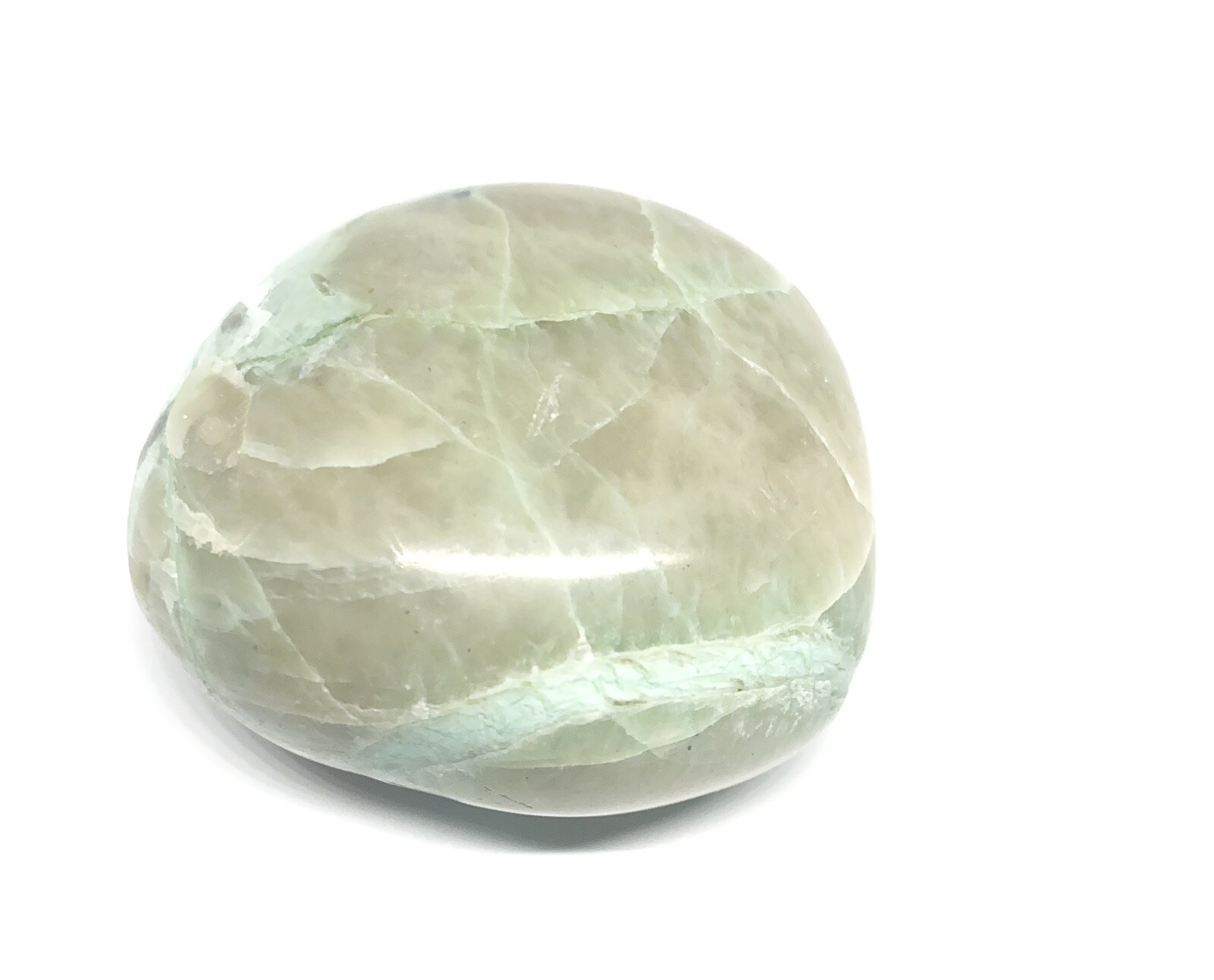 Garnierite Palm Stone From Madagascar 45.4g Over 1 1/2in