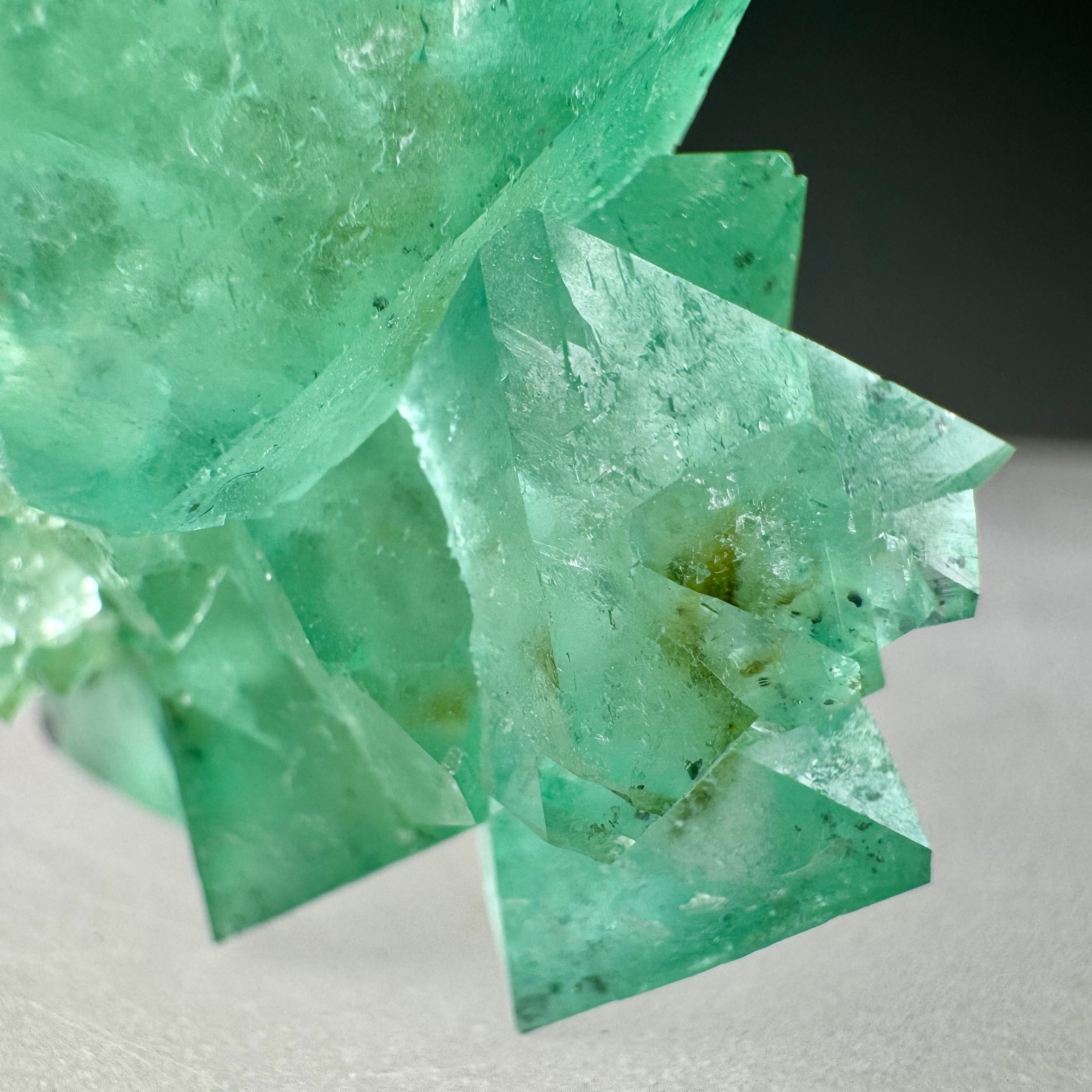 Fine Fluorite Crystals: Riemvasmaak, Northern Cape Province, South Africa