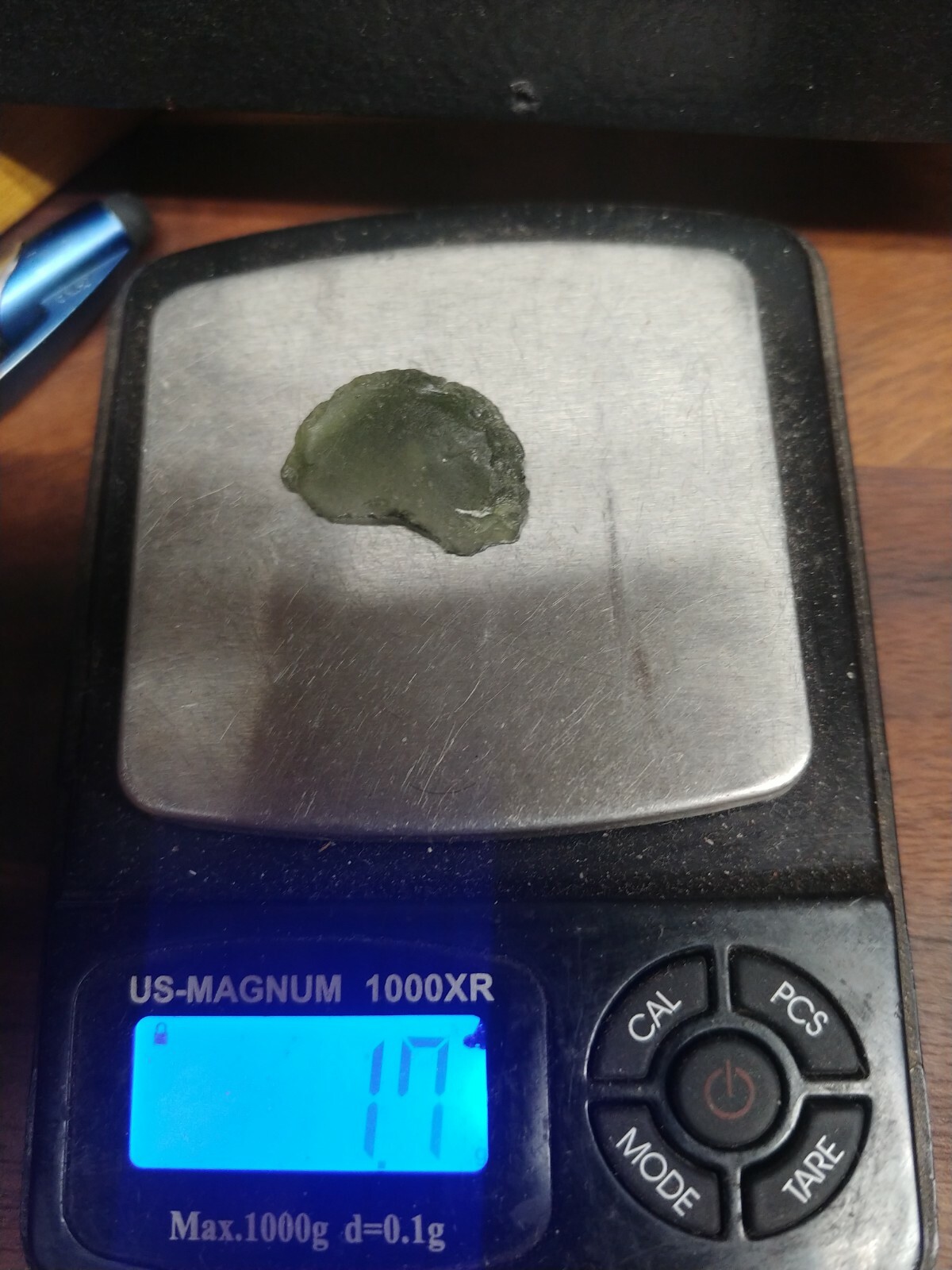 Moldavite from Czech Republic