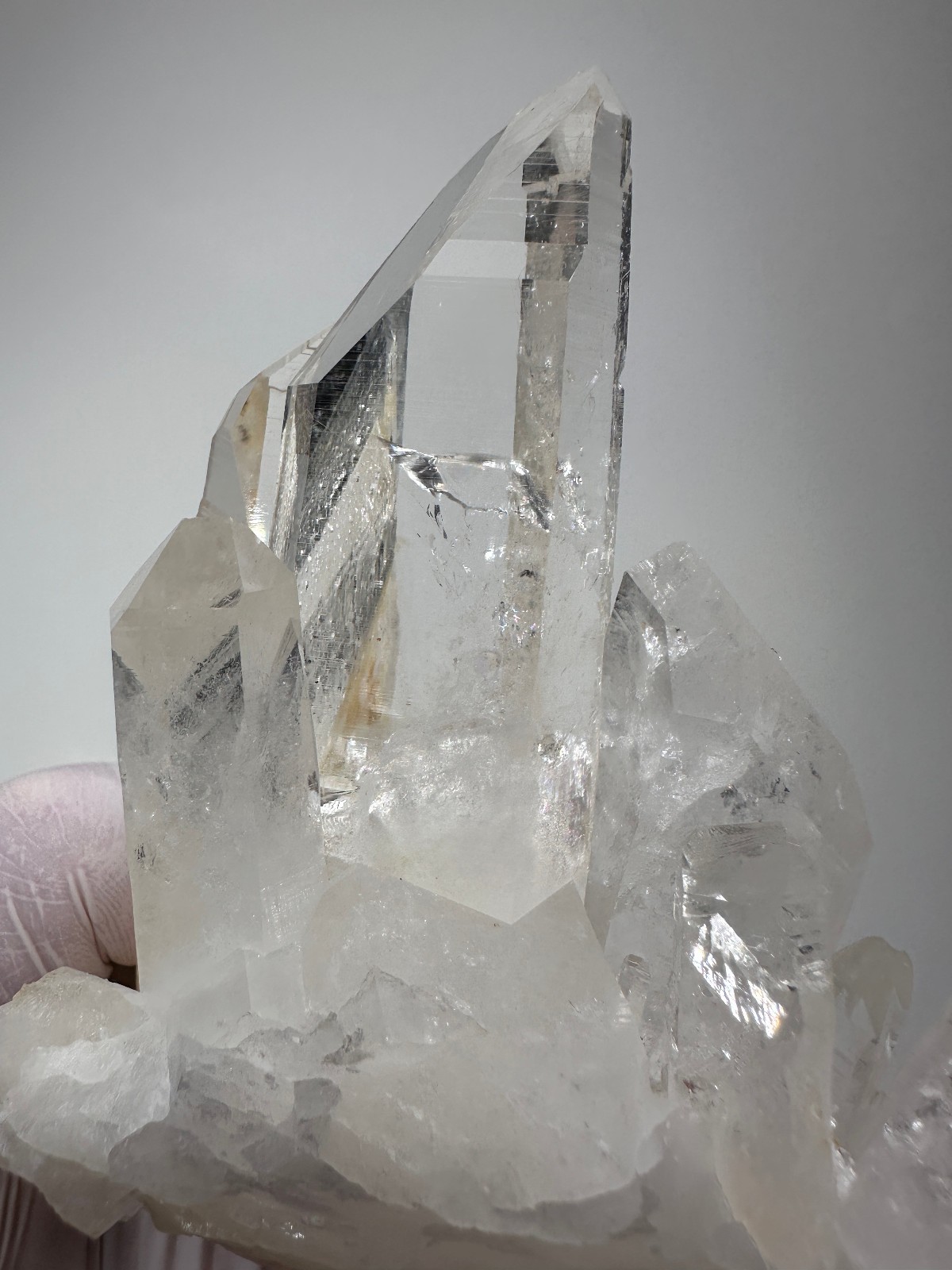 Exquisite___Large Colombian Lemurian Quartz Crystal Cluster Colombia