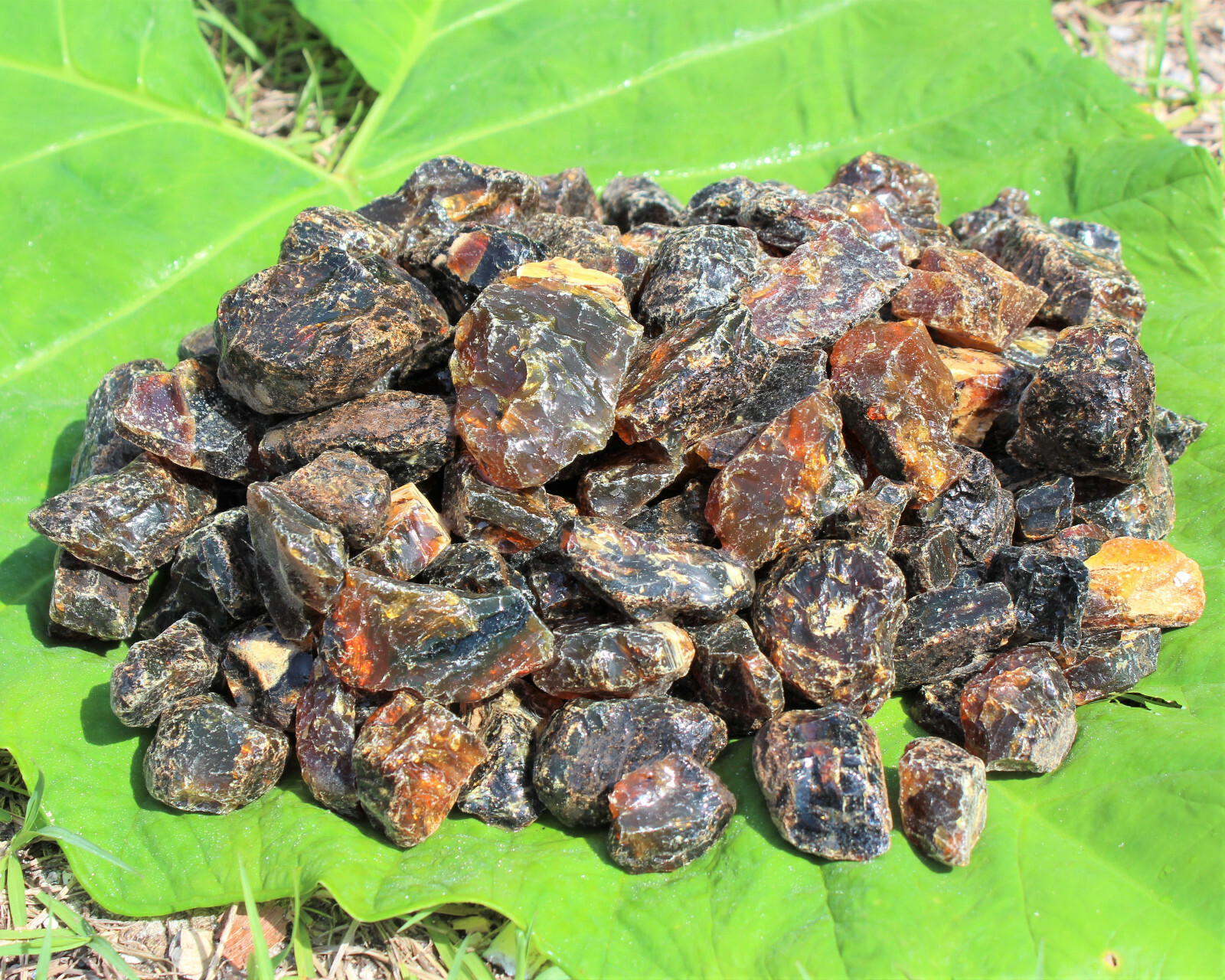 Indonesian Raw Amber Wholesale Bulk lots (Natural Rough Black Amber Crystals)
