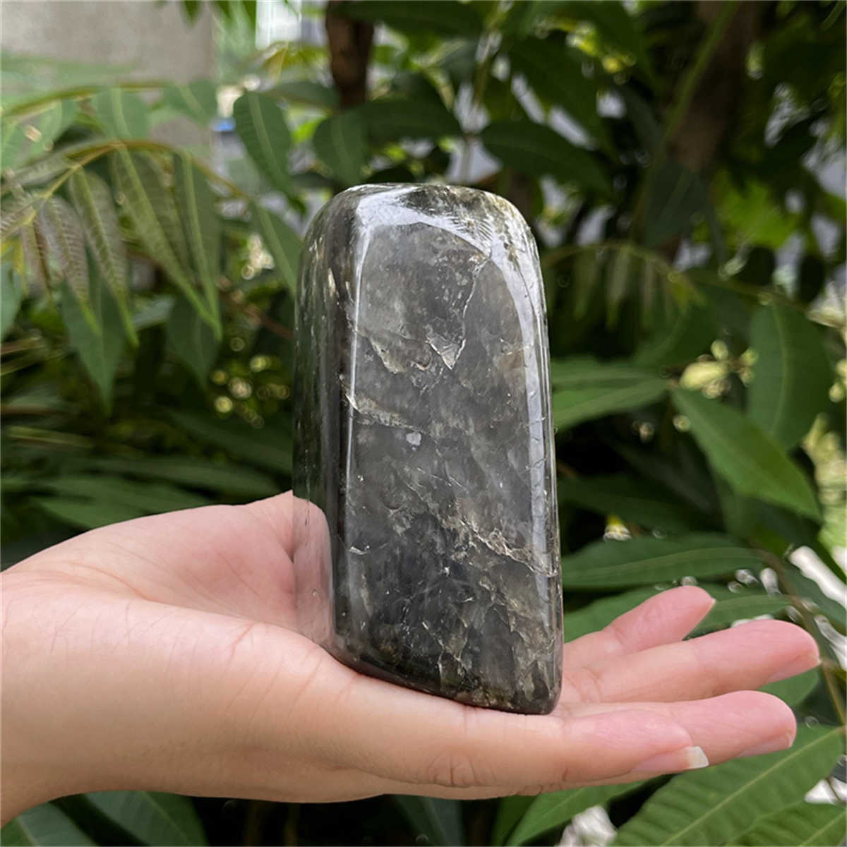 690g Natural Labradorite Mineral Quartz Crystal Mineral Reiki healing