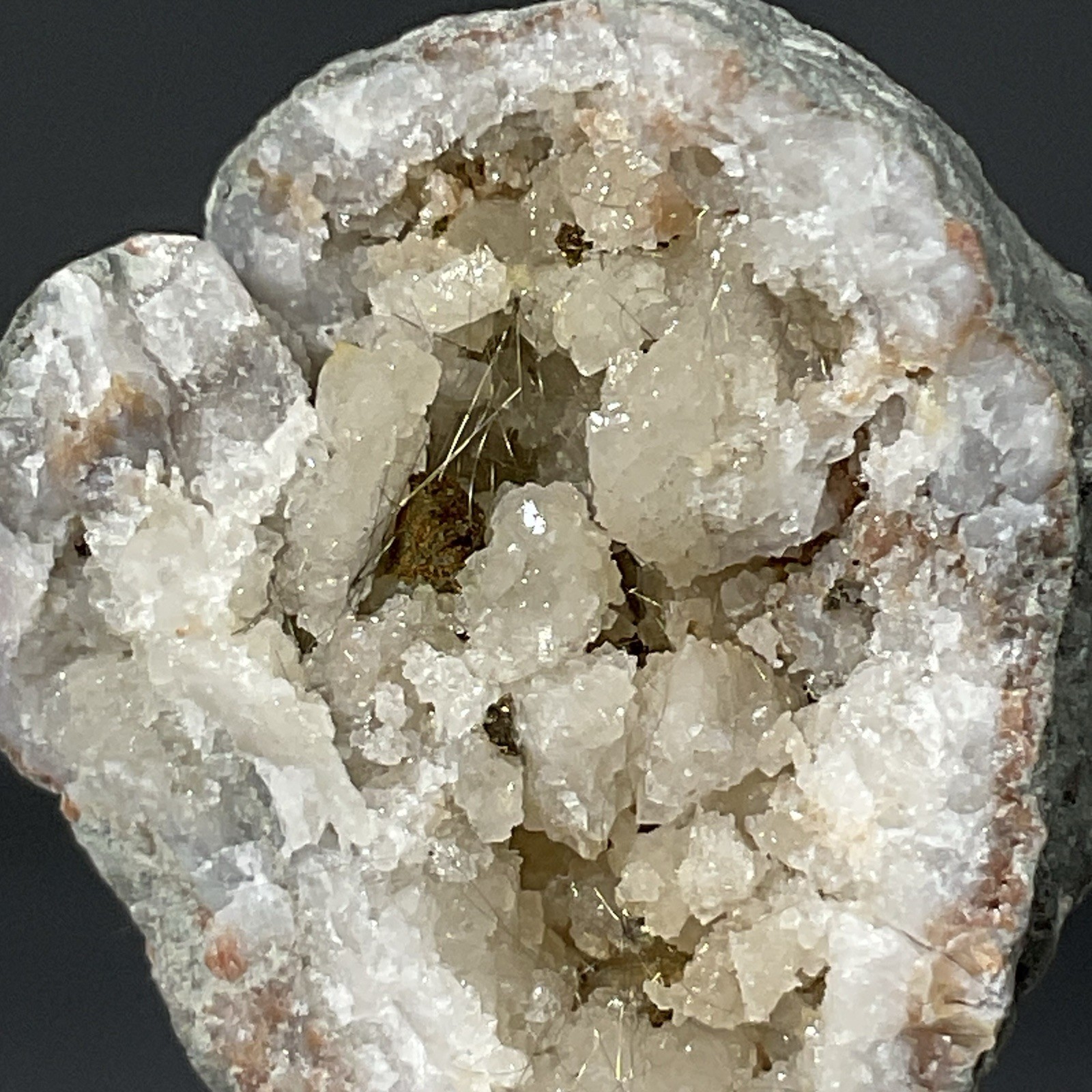 SS Rocks – Millerite with Quartz (Halls Gap, Lincoln Co, Kentucky) 5.12g