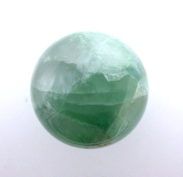 2 1/2 Inch 62mm Green Fluorite Gemstone Gem Stone Sphere Crystal Ball S5