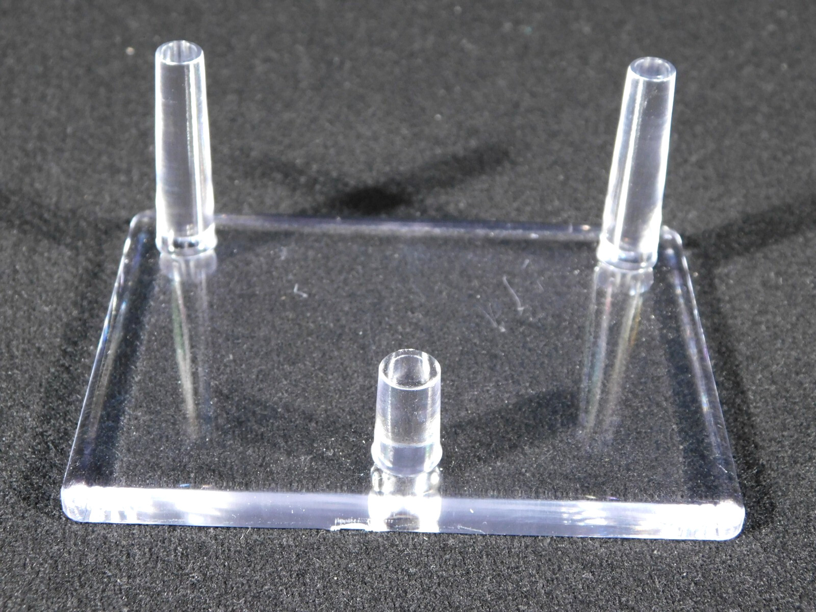 Heavy Duty THREE Post SPHERE Display Stand LARGER Size Clear Acrylic