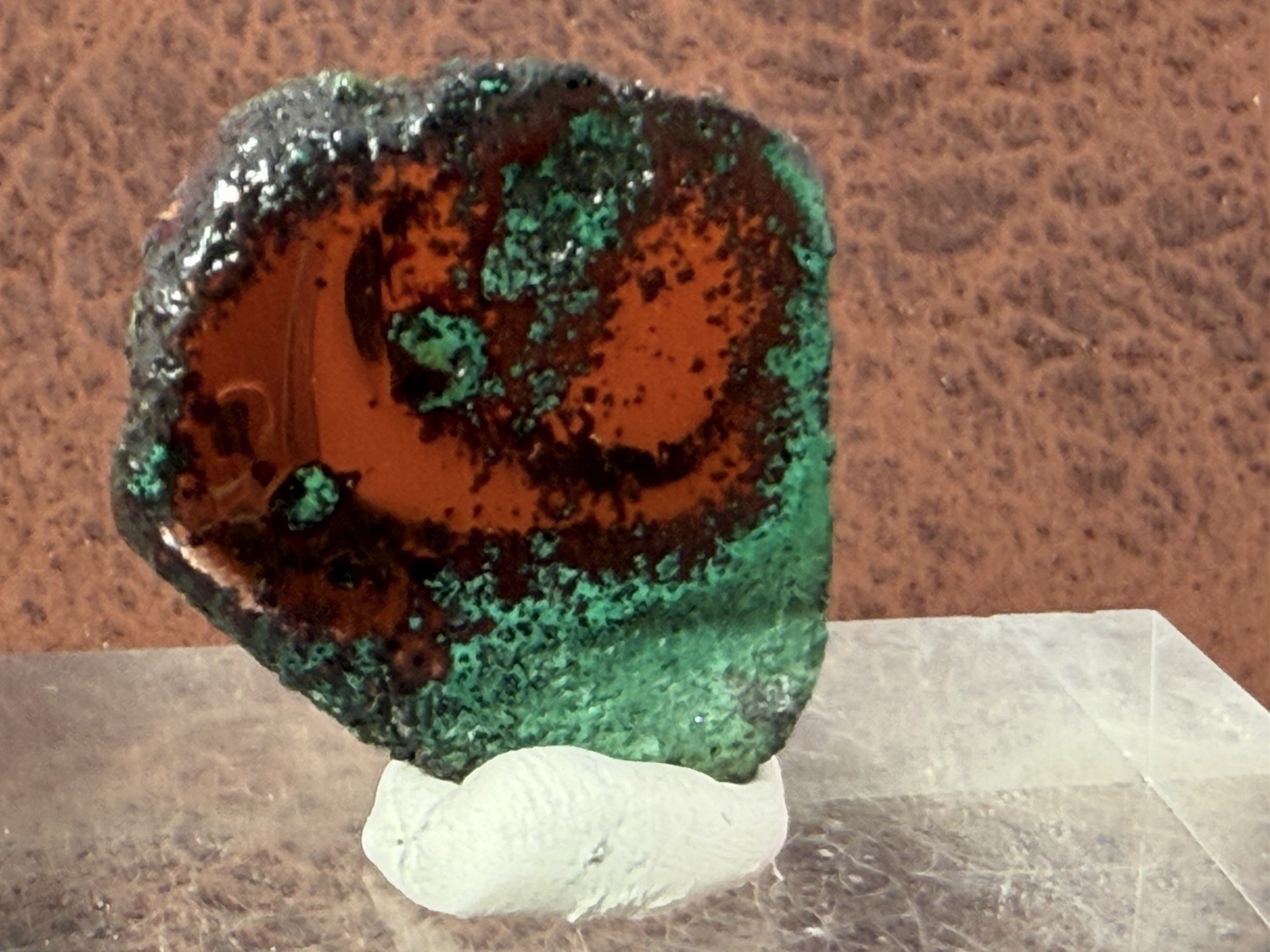Natural Oxidized Green Glacial Float Copper with Buffed Finish, Michigan 13.0 g