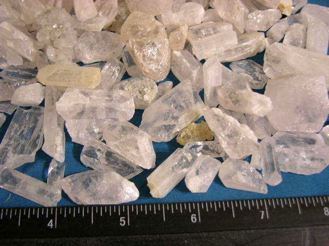 Danburite crystal specimens all natural Durango,Mexico 125 carat lots 5+ pieces
