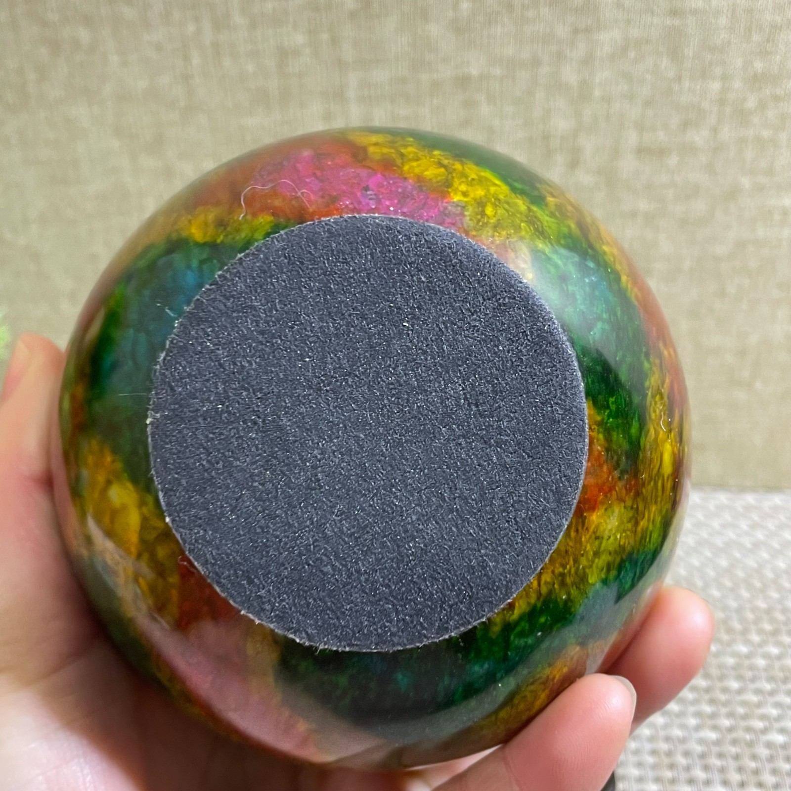 1500g Seven Colors Jade” sphere specimen -Taiwan China