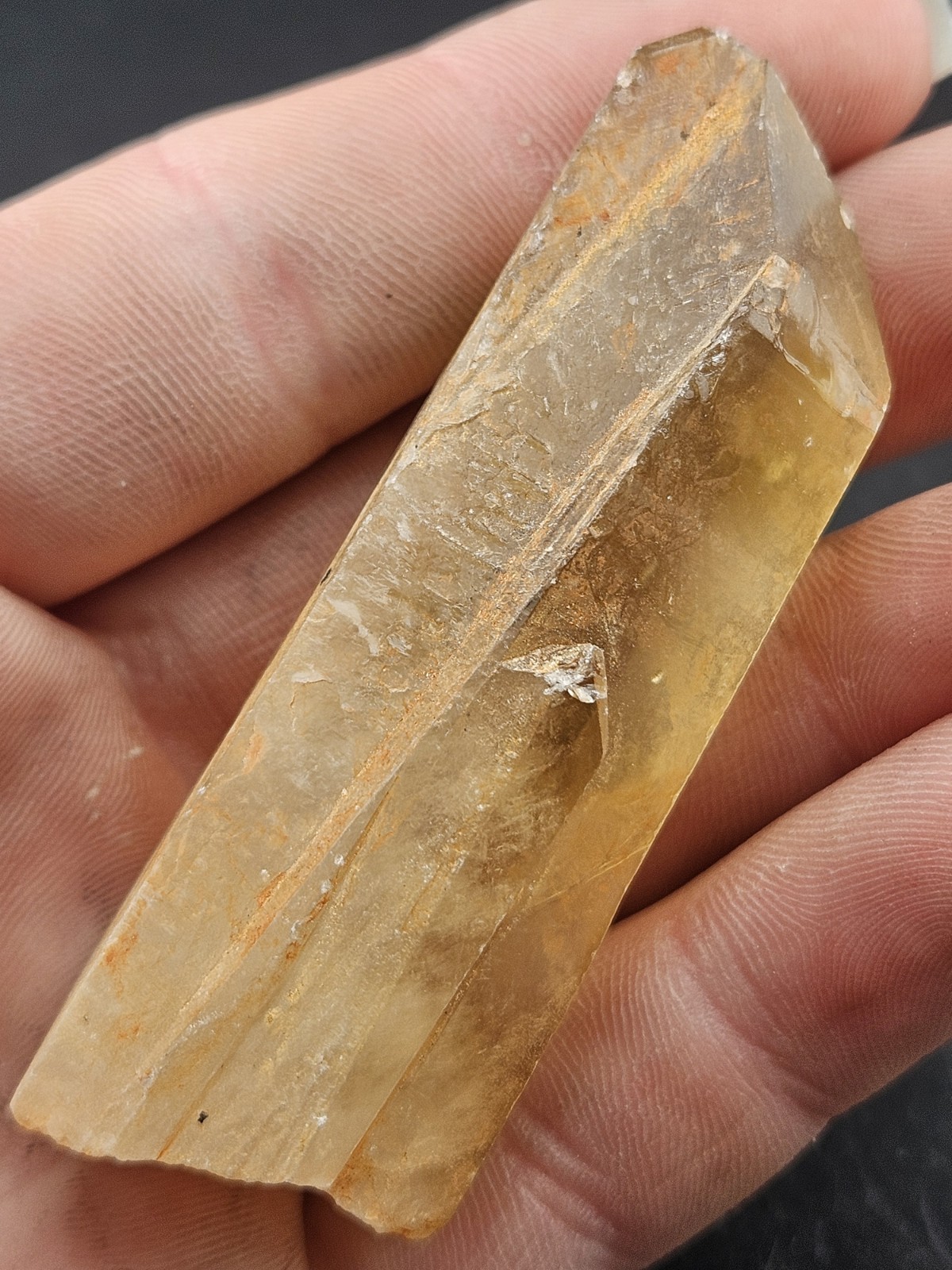 Genuine Natural Citrine Crystal Point | Raw Unheated Congo Honey Quartz Specimen
