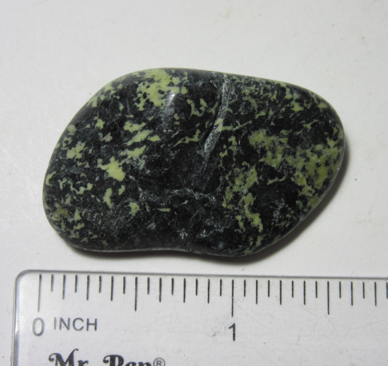 Speckled Green 1 5/8″ Epidote Tumbled N. Carolina Collectible SGETNC-97
