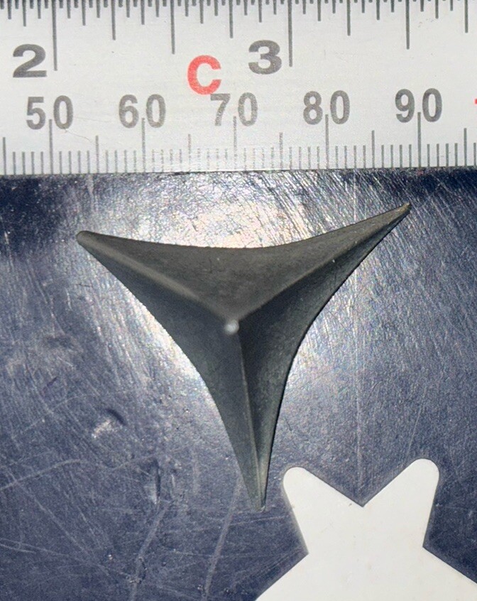The Terrance Tetrahedron 1-1/2” Aluminum READ DESCRIPTION